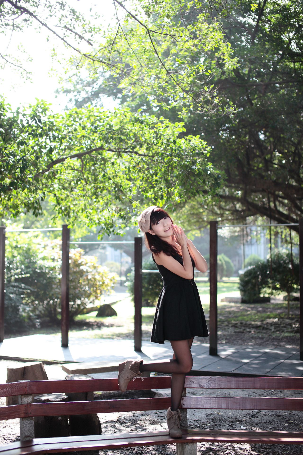 台湾萝莉正妹模特綠豆《小清新唯美外拍》-图46