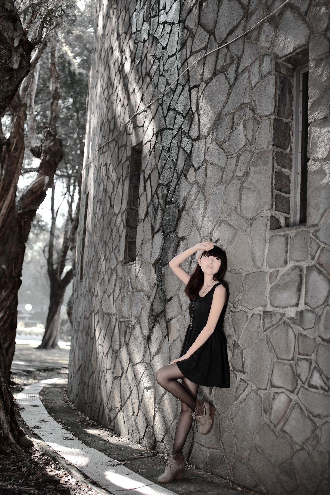 台湾萝莉正妹模特綠豆《小清新唯美外拍》-图47