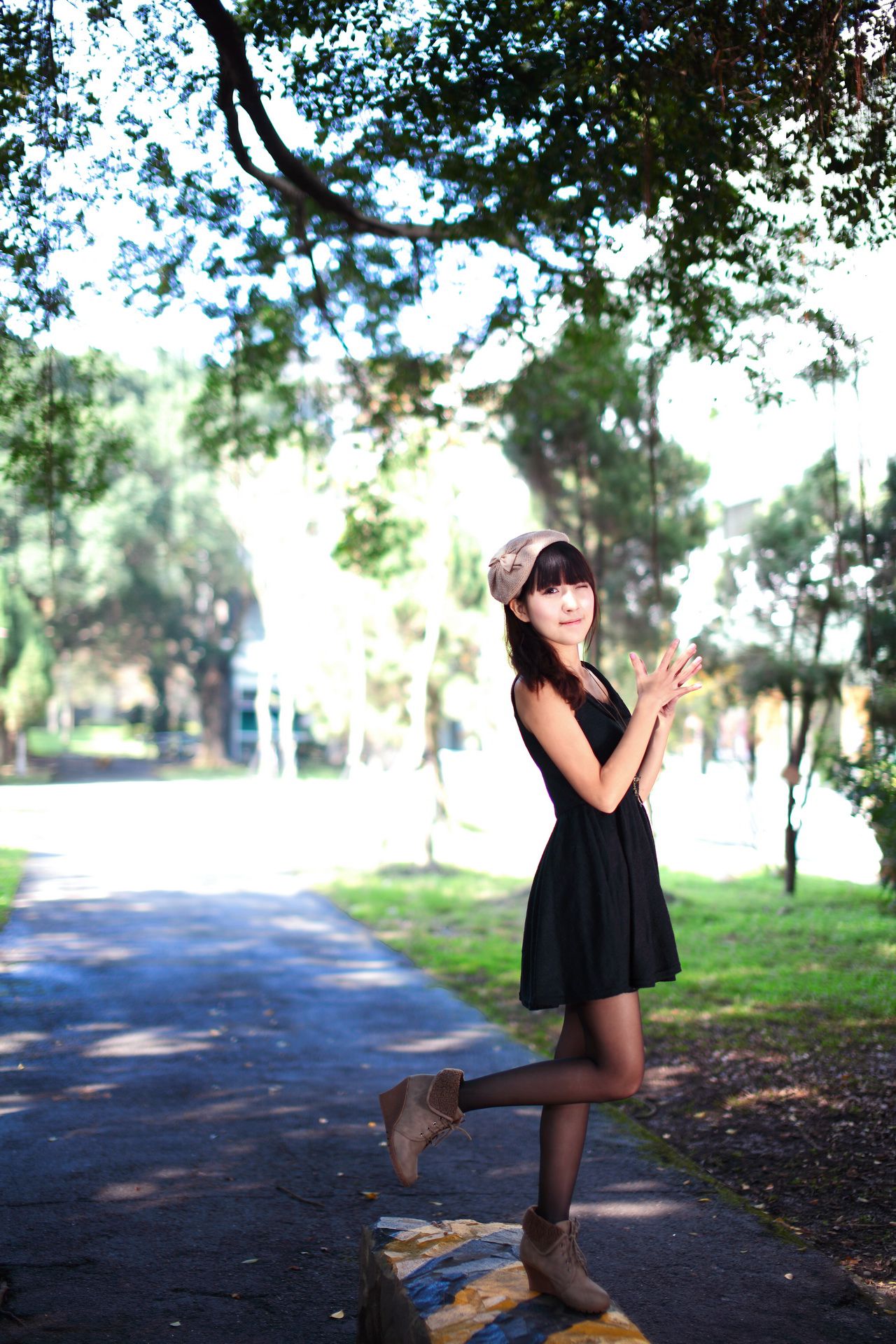 台湾萝莉正妹模特綠豆《小清新唯美外拍》-图50