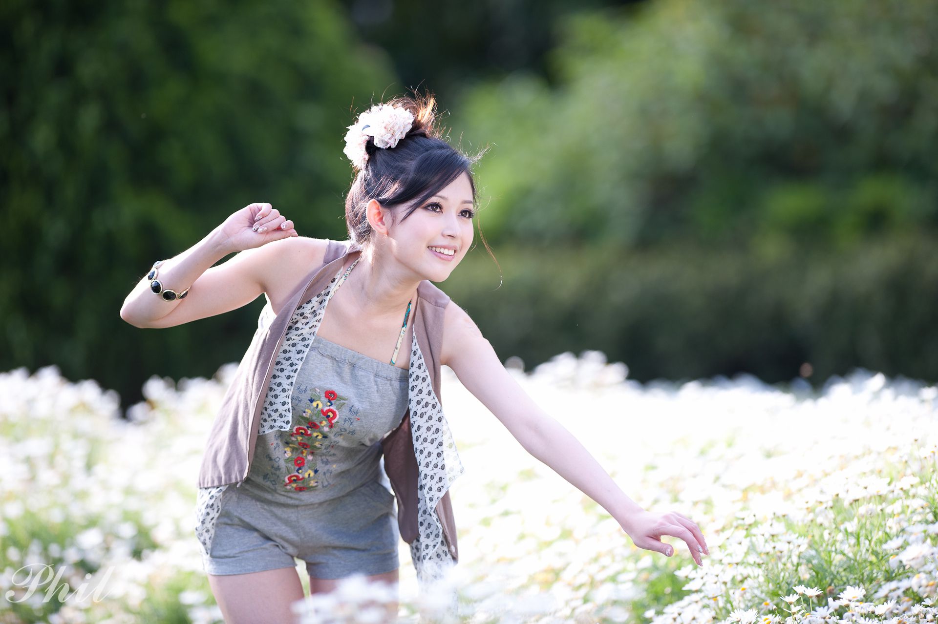 台湾女神Avy杜可薇《吊带短裤系列》小清新唯美外拍-图9