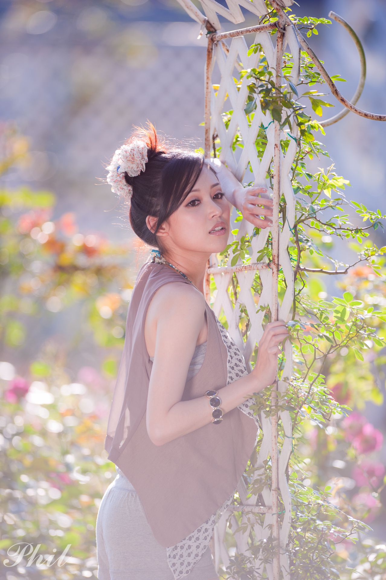 台湾女神Avy杜可薇《吊带短裤系列》小清新唯美外拍-图101