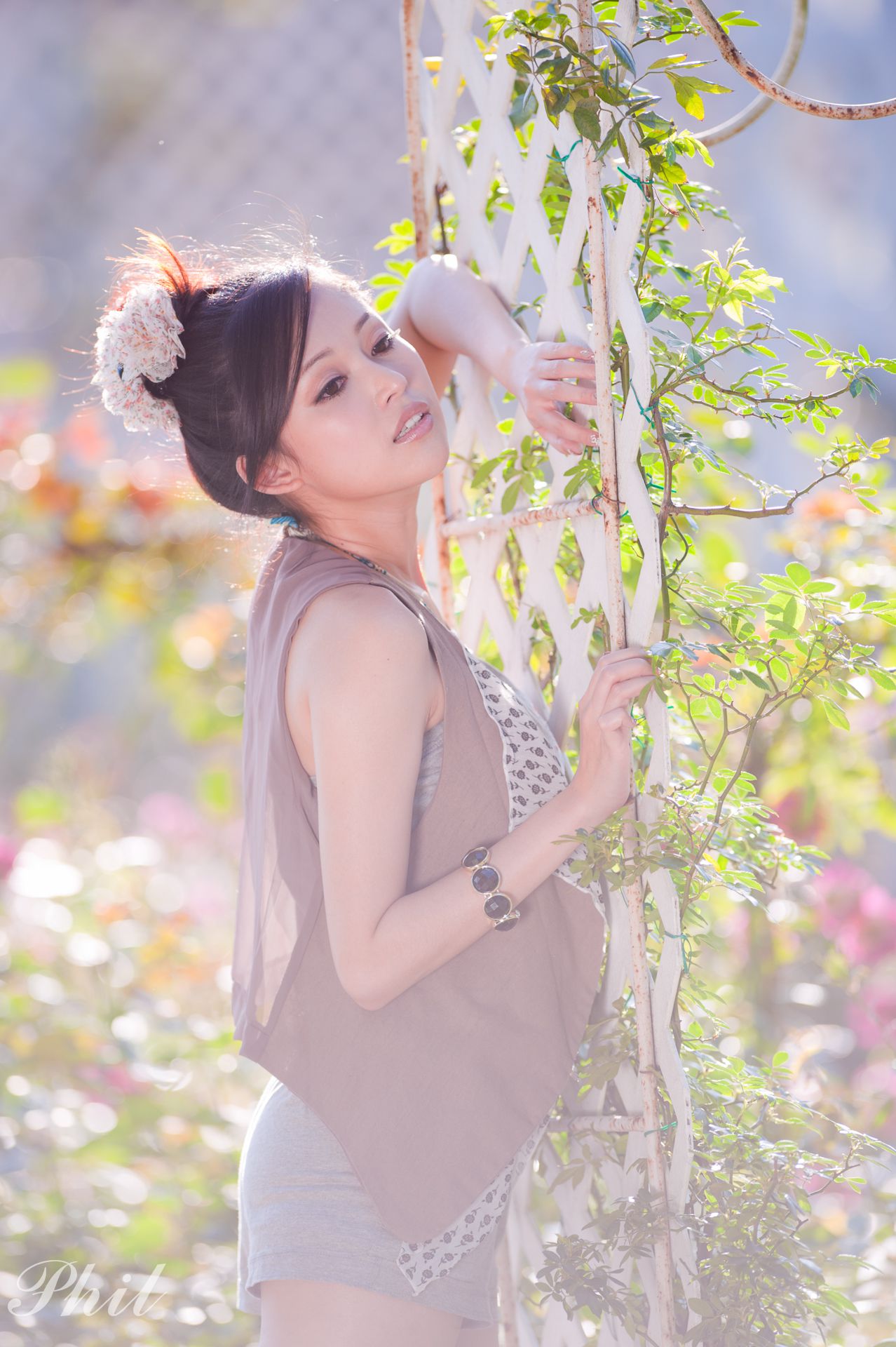 台湾女神Avy杜可薇《吊带短裤系列》小清新唯美外拍-图105