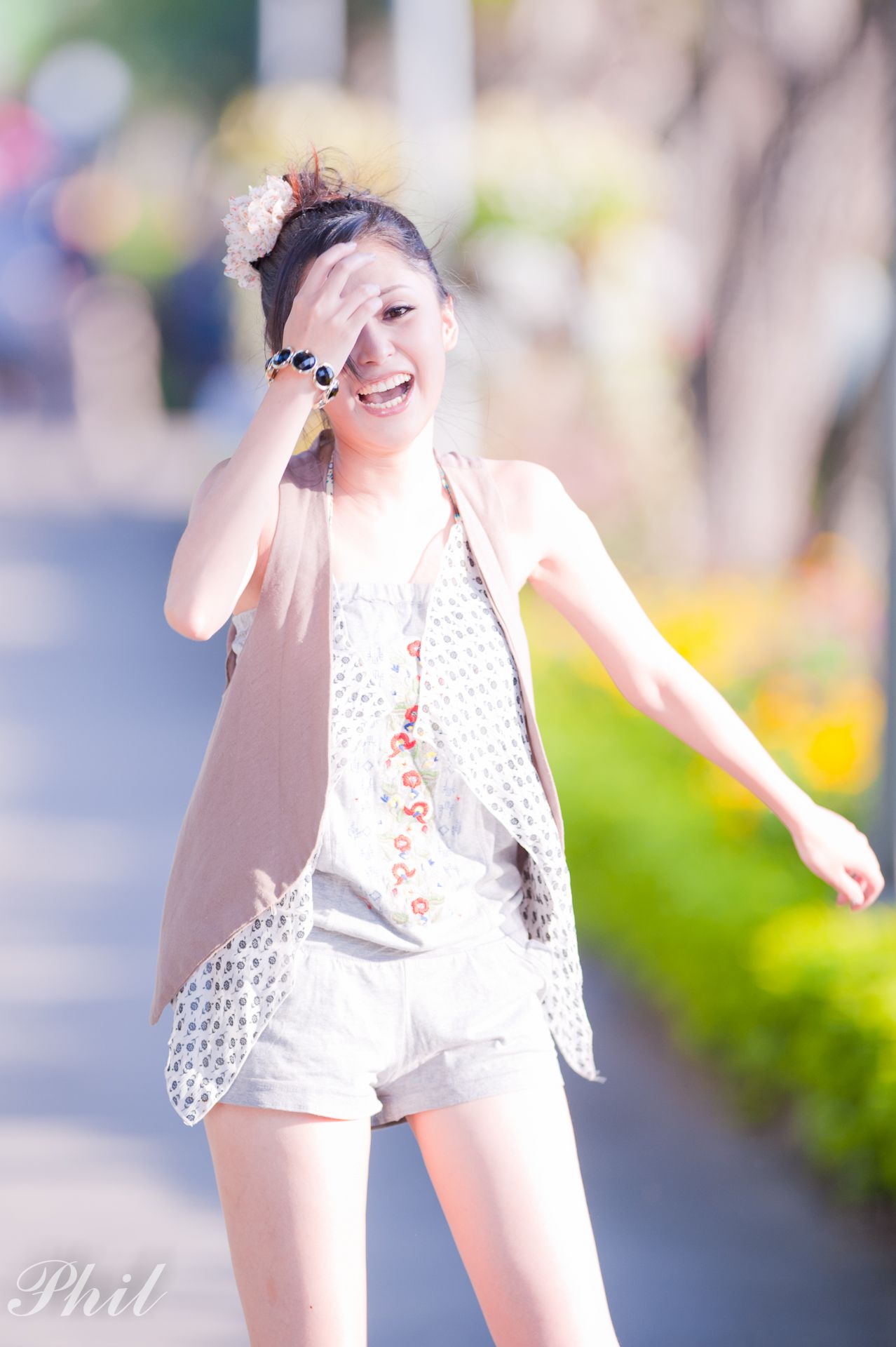 台湾女神Avy杜可薇《吊带短裤系列》小清新唯美外拍-图110