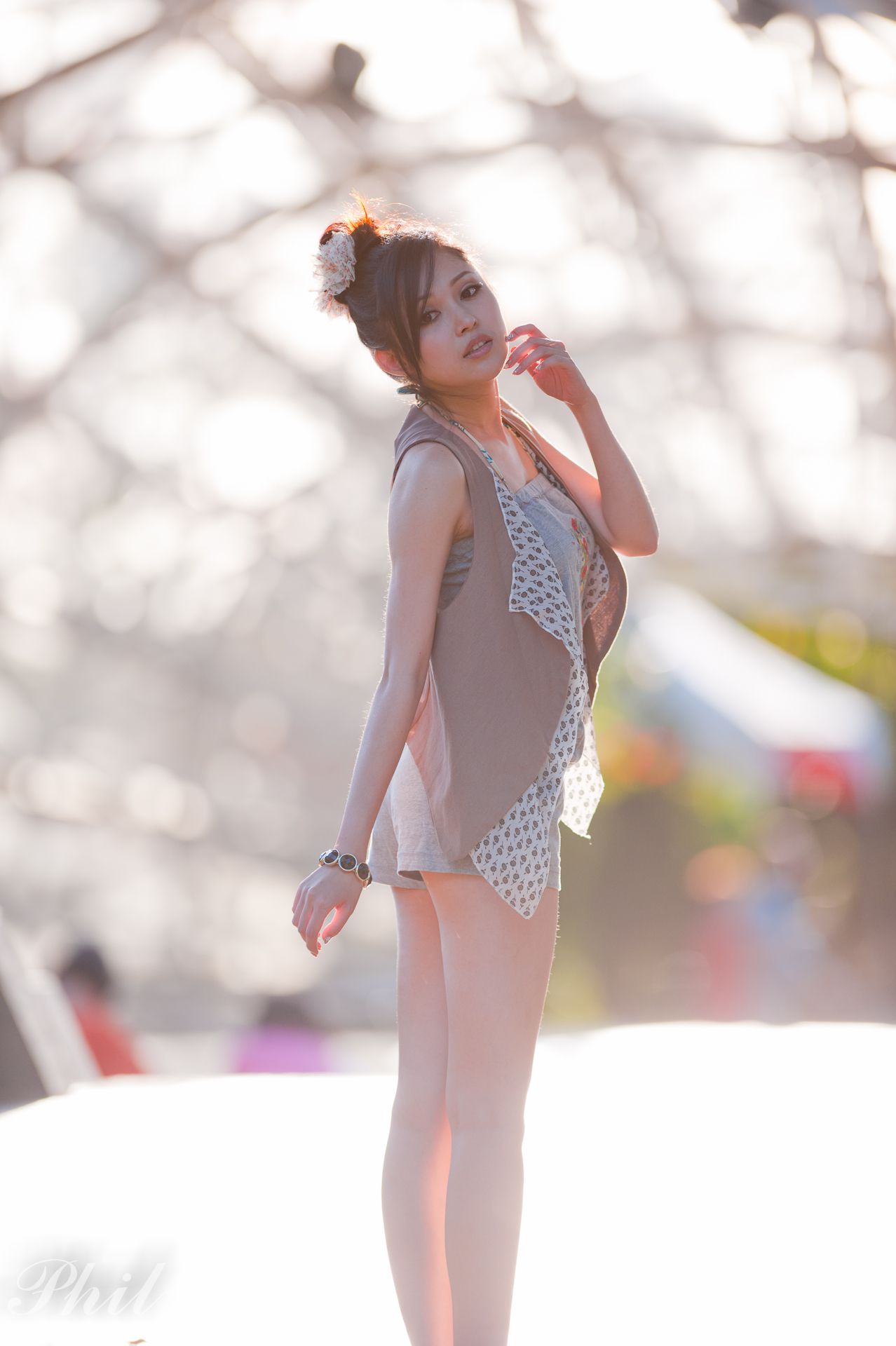 台湾女神Avy杜可薇《吊带短裤系列》小清新唯美外拍-图114