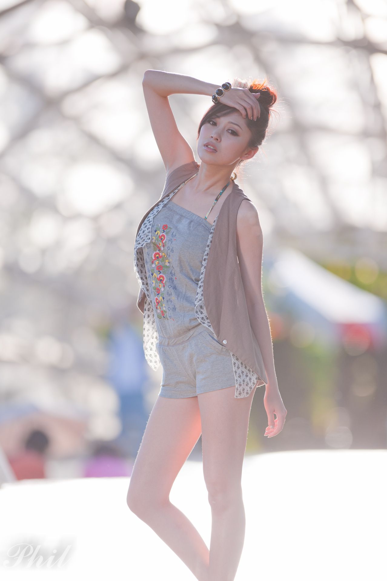 台湾女神Avy杜可薇《吊带短裤系列》小清新唯美外拍-图118