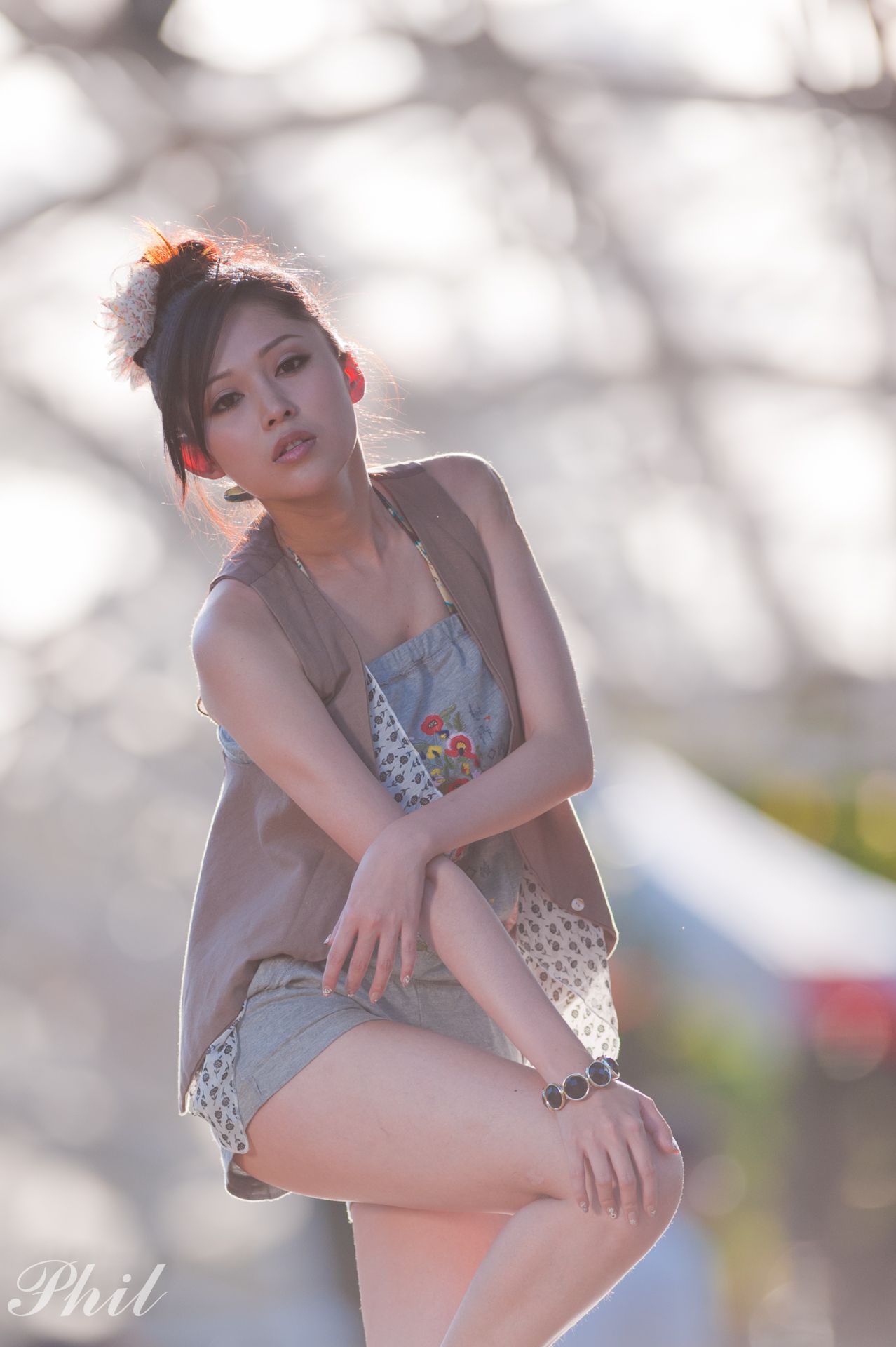 台湾女神Avy杜可薇《吊带短裤系列》小清新唯美外拍-图120