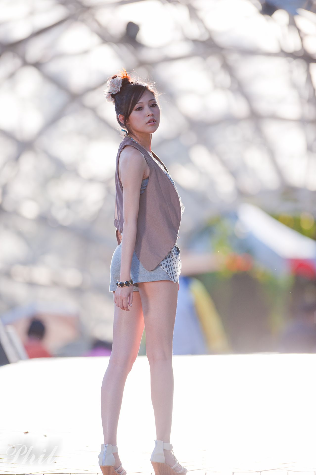 台湾女神Avy杜可薇《吊带短裤系列》小清新唯美外拍-图122