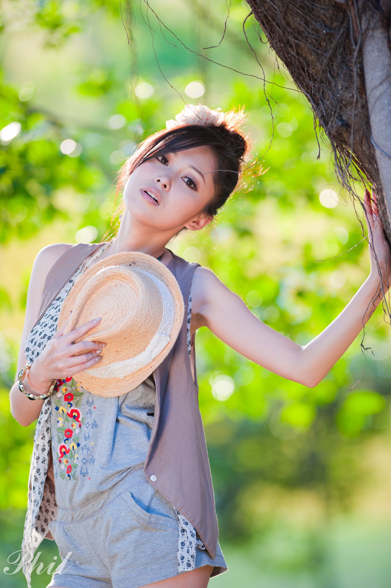 台湾女神Avy杜可薇《吊带短裤系列》小清新唯美外拍-图128