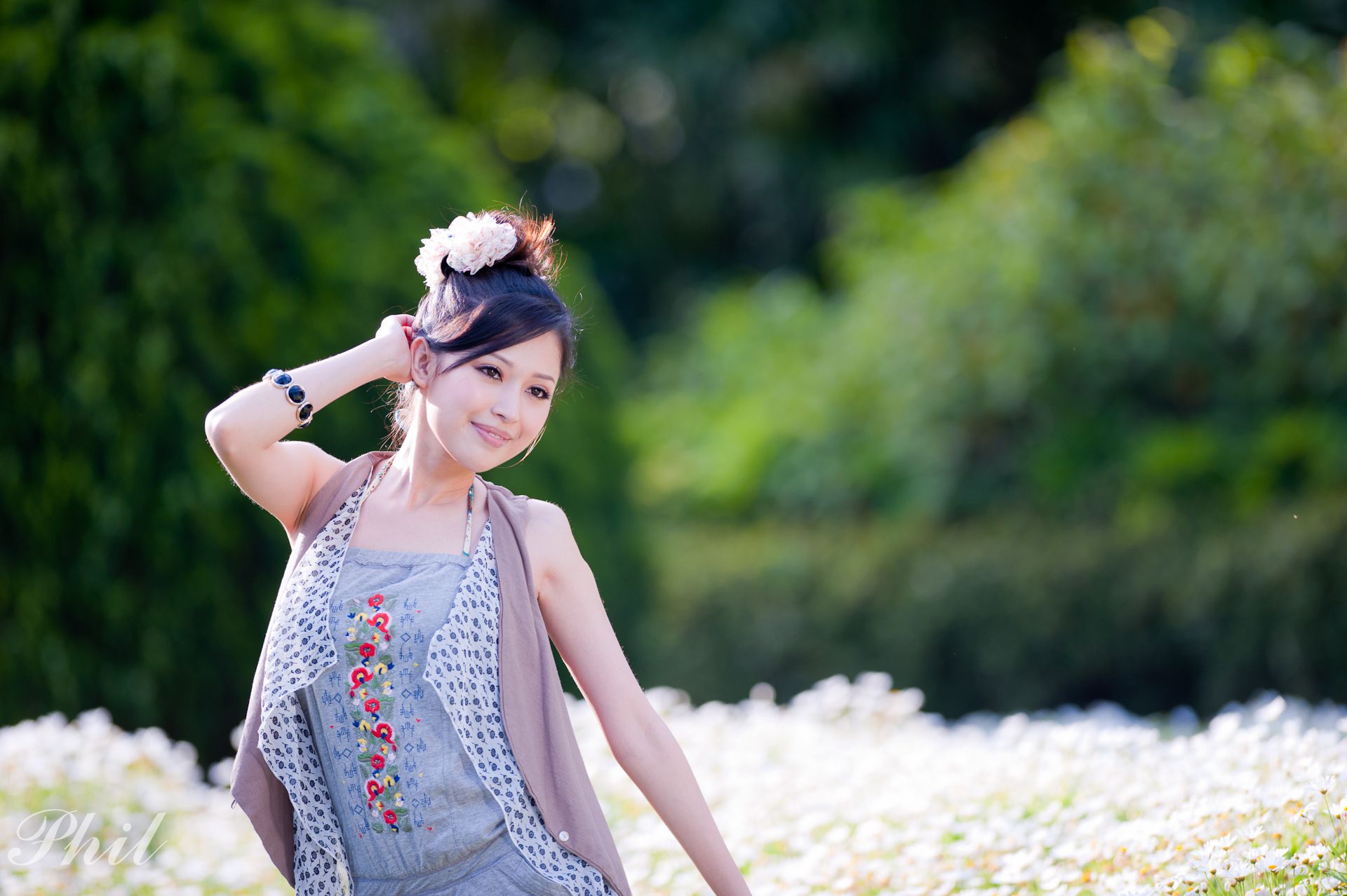 台湾女神Avy杜可薇《吊带短裤系列》小清新唯美外拍-图1