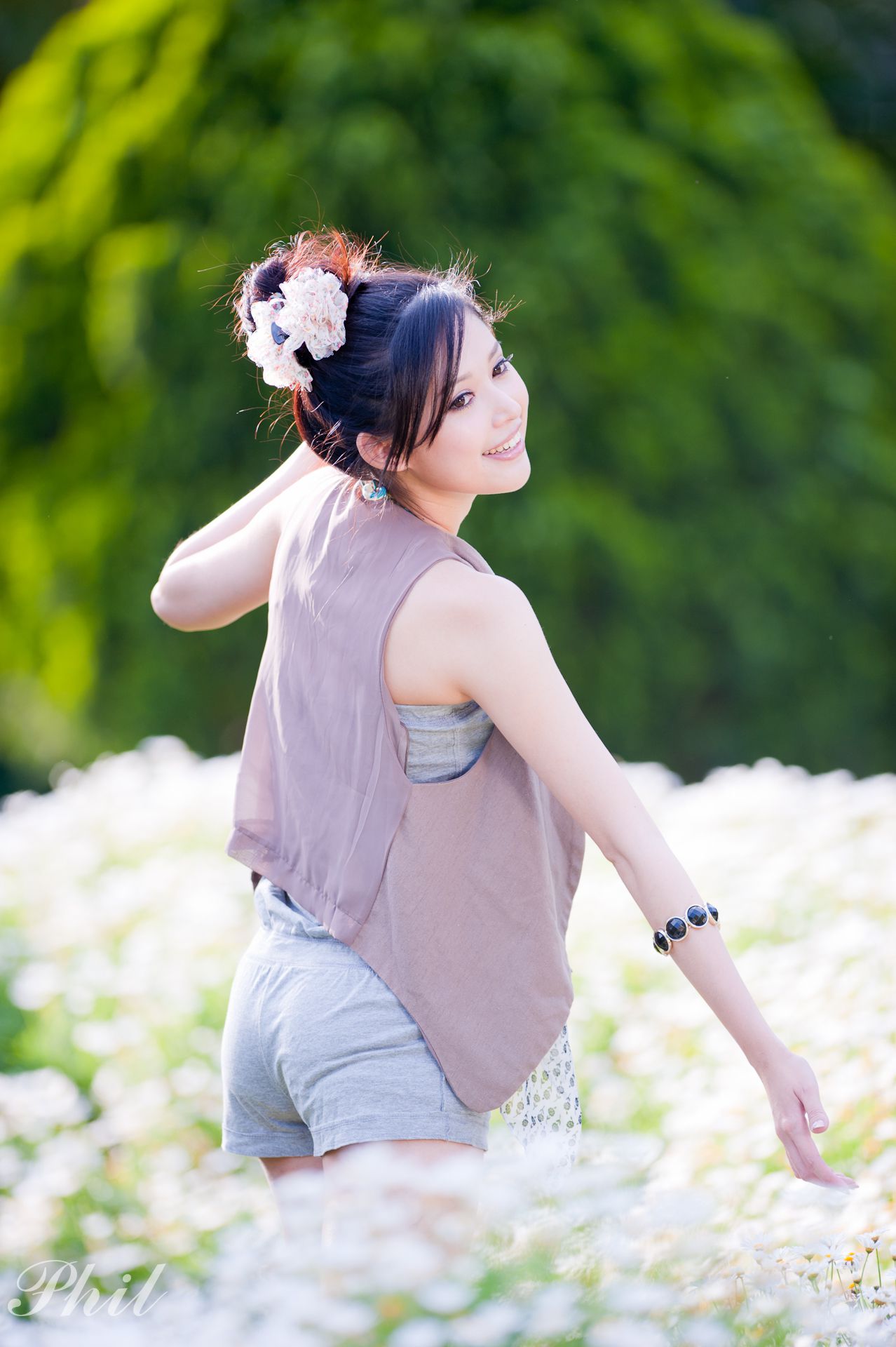 台湾女神Avy杜可薇《吊带短裤系列》小清新唯美外拍-图21