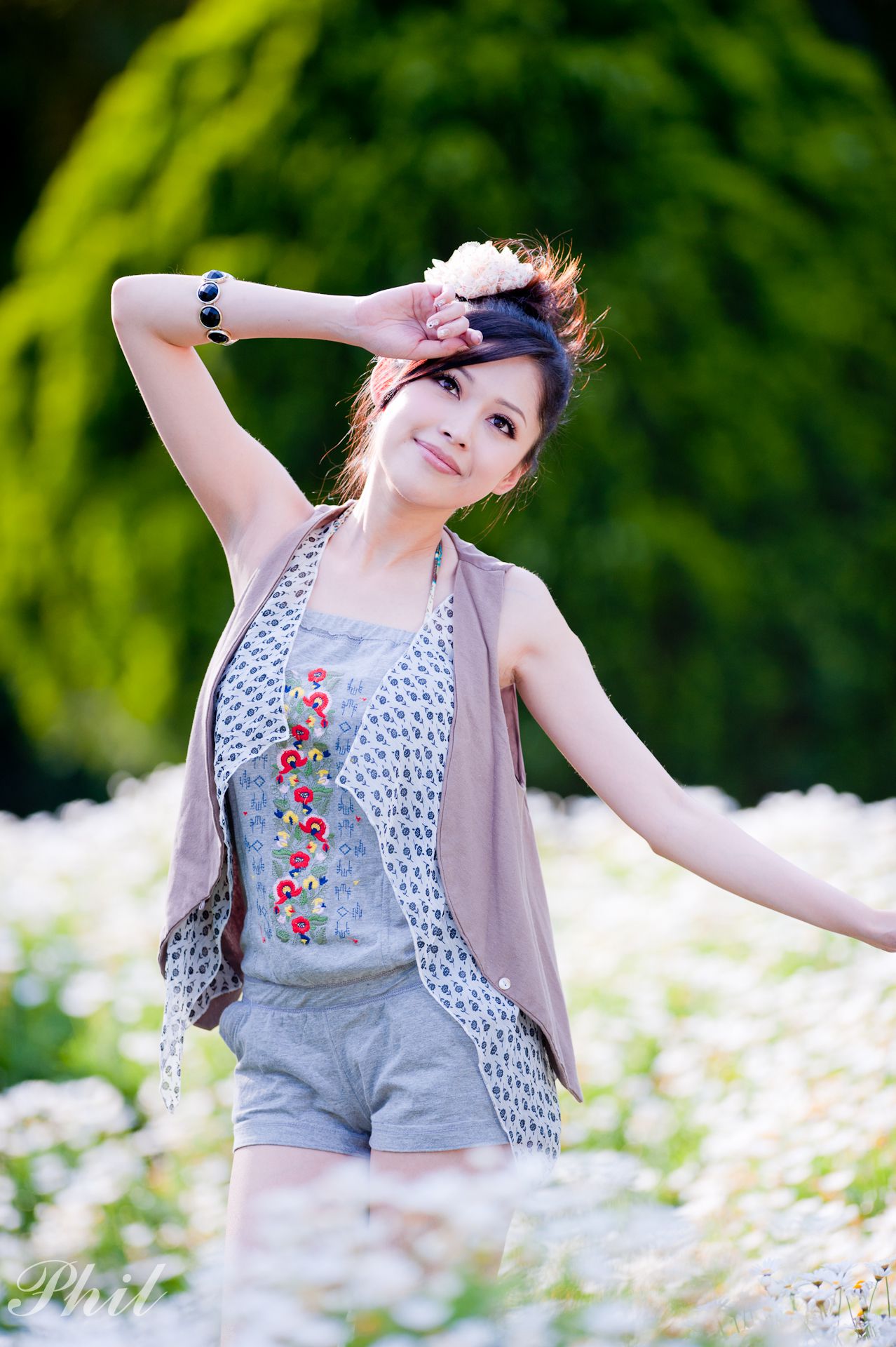 台湾女神Avy杜可薇《吊带短裤系列》小清新唯美外拍-图22