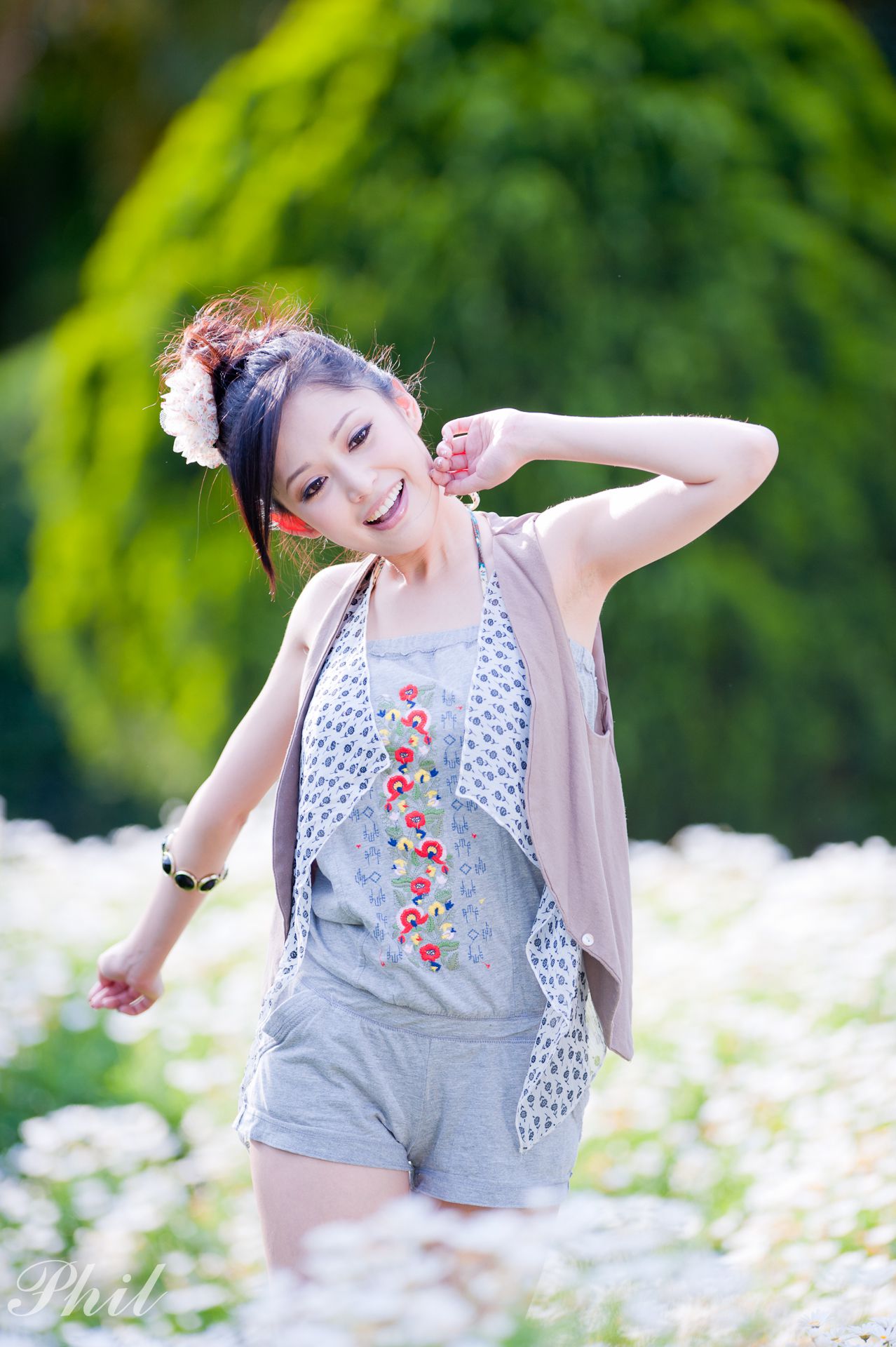 台湾女神Avy杜可薇《吊带短裤系列》小清新唯美外拍-图25