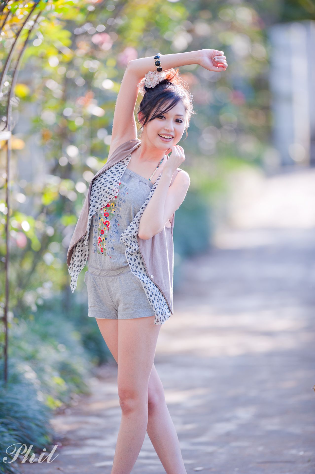 台湾女神Avy杜可薇《吊带短裤系列》小清新唯美外拍-图28