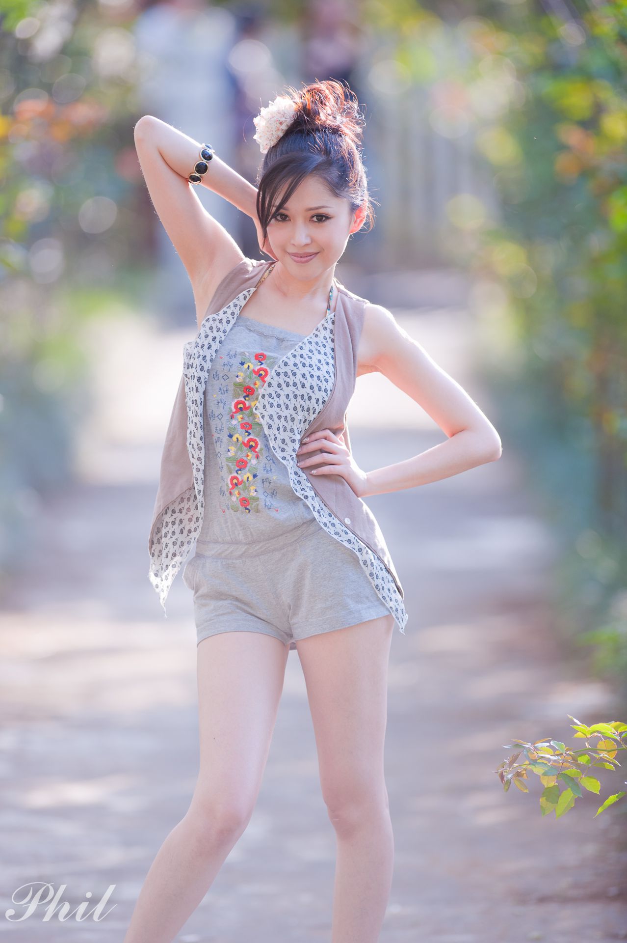 台湾女神Avy杜可薇《吊带短裤系列》小清新唯美外拍-图34