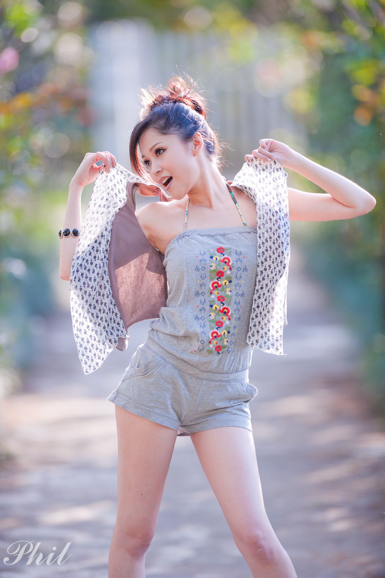 台湾女神Avy杜可薇《吊带短裤系列》小清新唯美外拍-图41