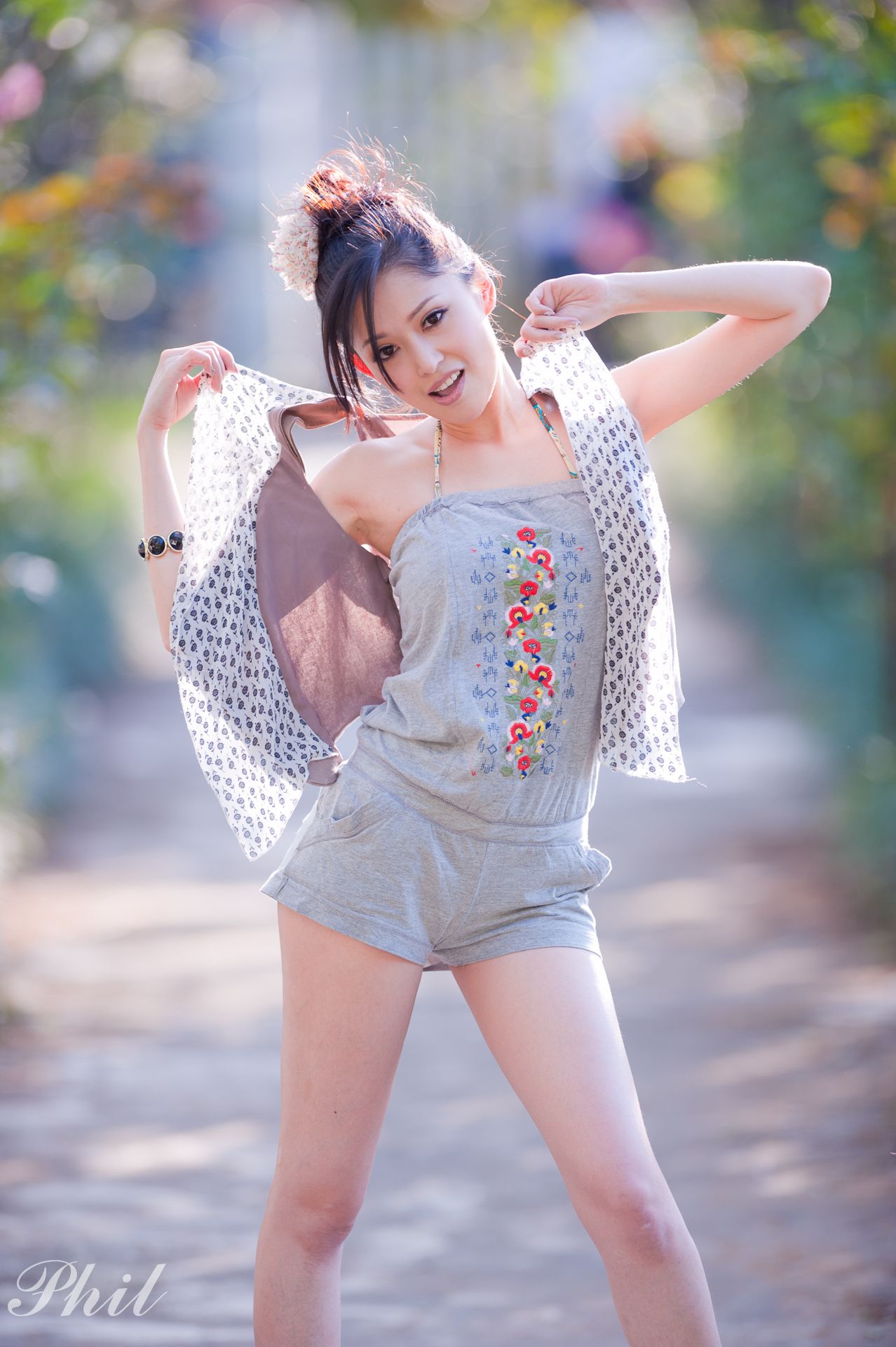 台湾女神Avy杜可薇《吊带短裤系列》小清新唯美外拍-图44