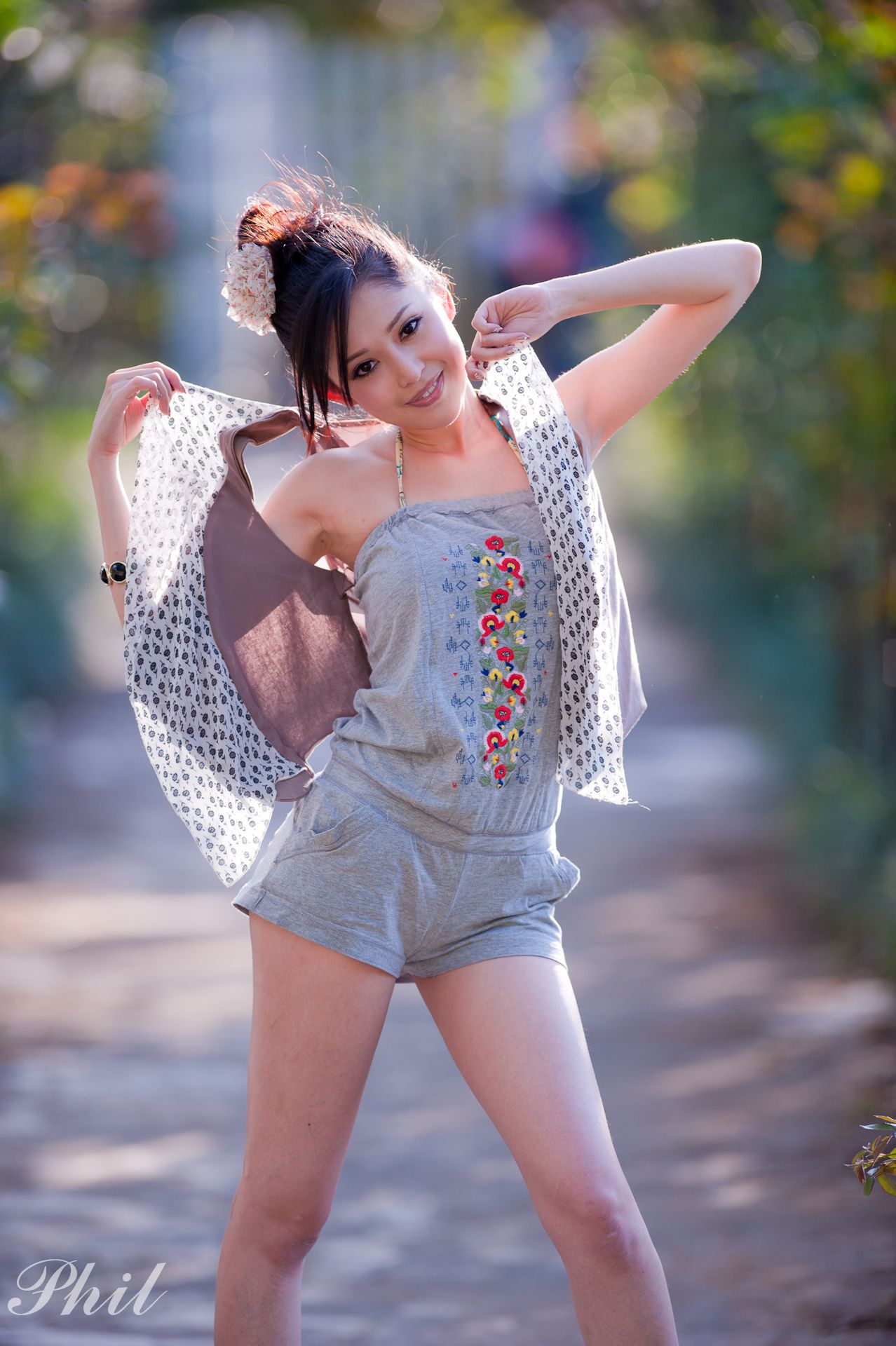 台湾女神Avy杜可薇《吊带短裤系列》小清新唯美外拍-图46