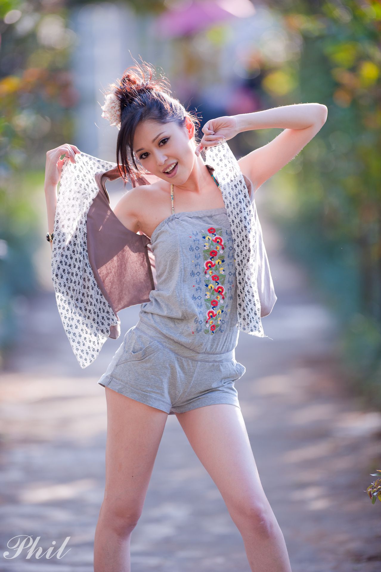 台湾女神Avy杜可薇《吊带短裤系列》小清新唯美外拍-图47