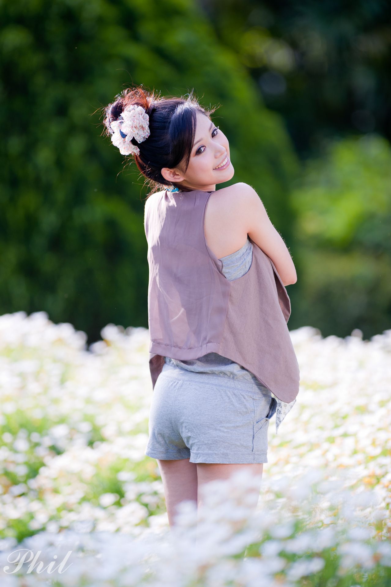 台湾女神Avy杜可薇《吊带短裤系列》小清新唯美外拍-图4