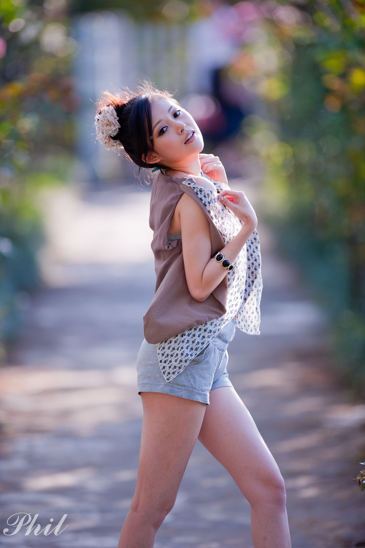 台湾女神Avy杜可薇《吊带短裤系列》小清新唯美外拍-图49