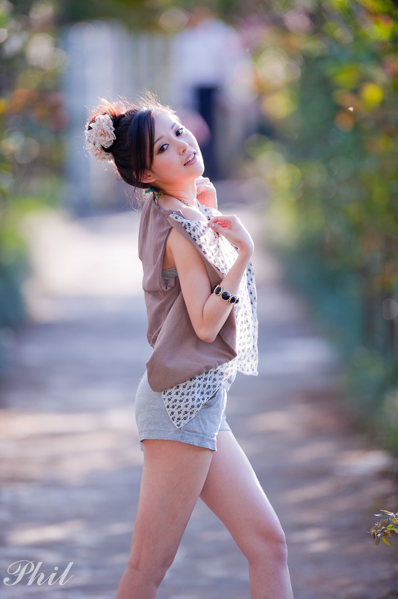 台湾女神Avy杜可薇《吊带短裤系列》小清新唯美外拍-图50