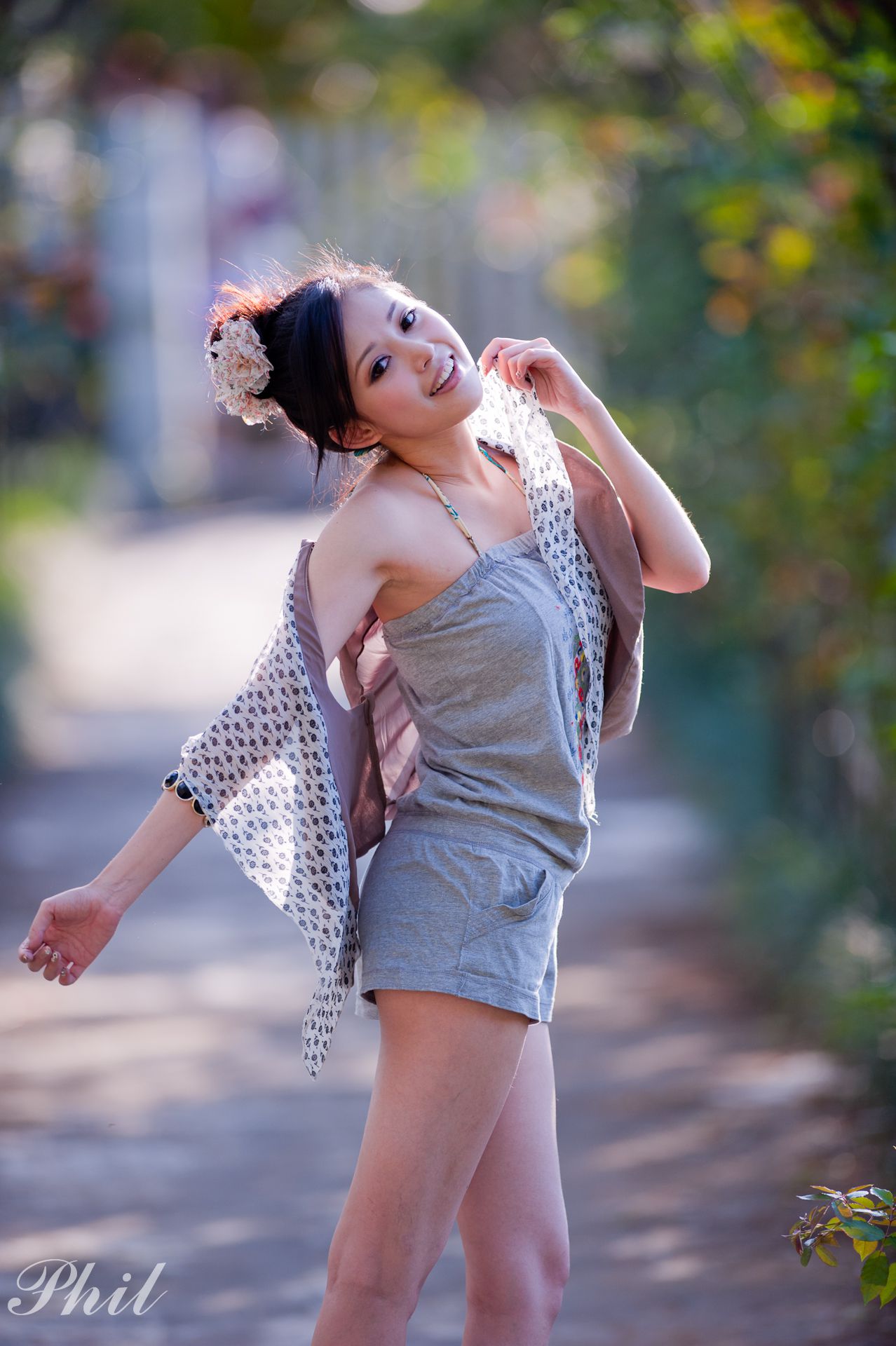 台湾女神Avy杜可薇《吊带短裤系列》小清新唯美外拍-图53