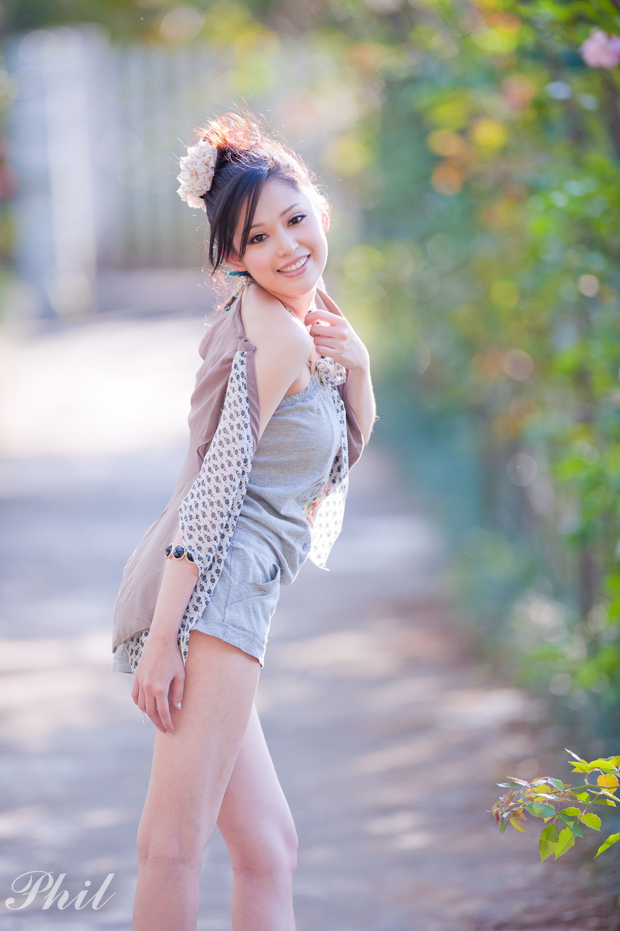 台湾女神Avy杜可薇《吊带短裤系列》小清新唯美外拍-图56