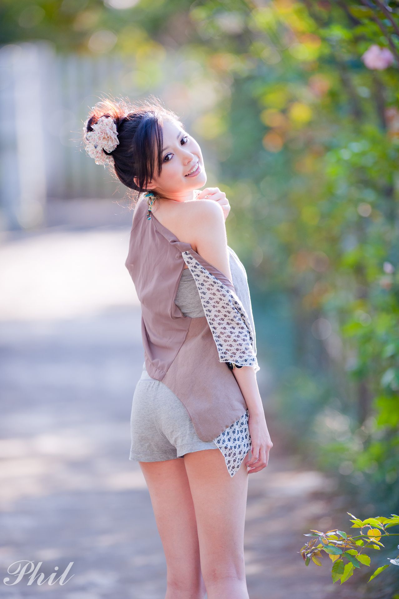 台湾女神Avy杜可薇《吊带短裤系列》小清新唯美外拍-图57