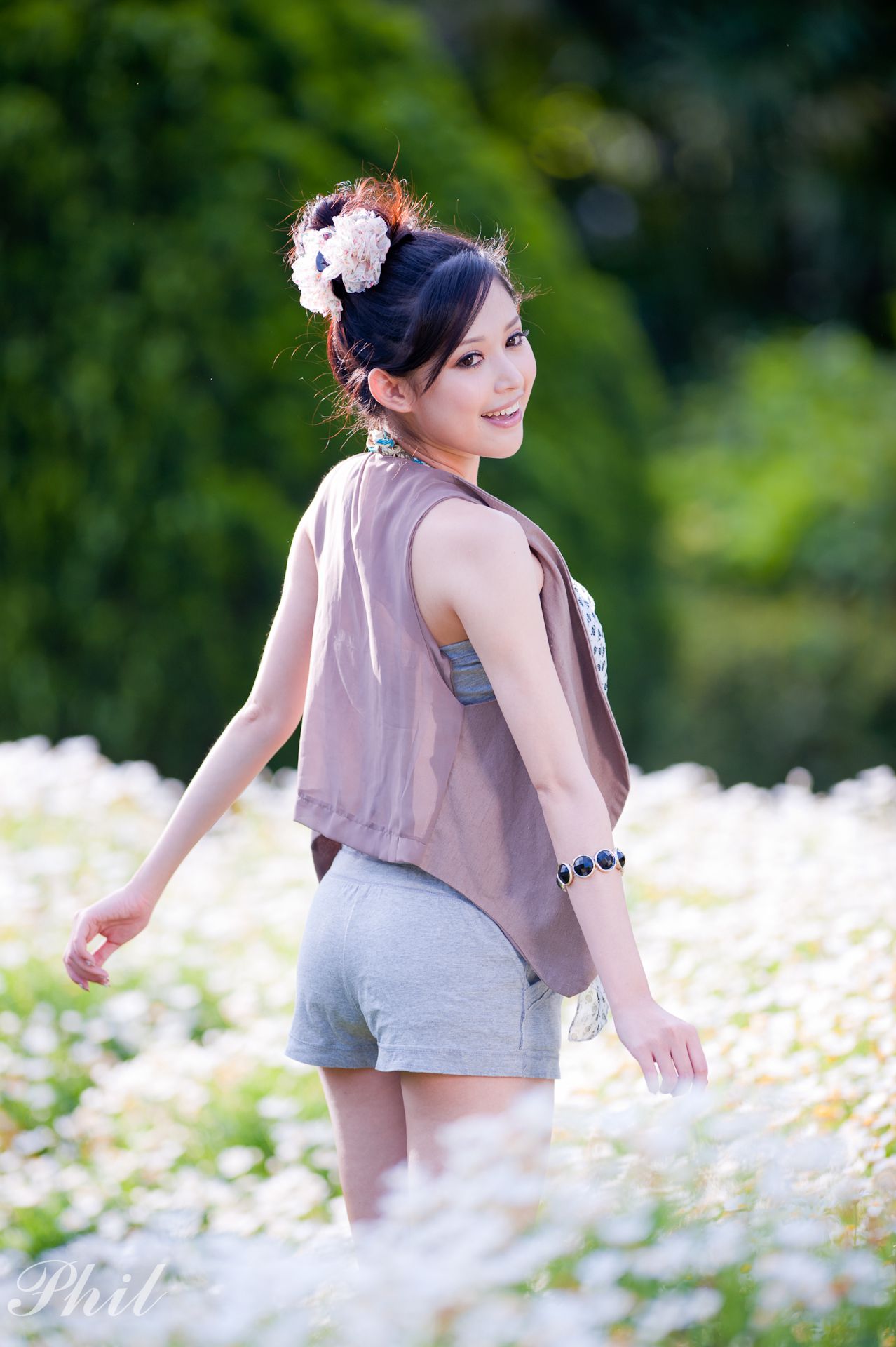 台湾女神Avy杜可薇《吊带短裤系列》小清新唯美外拍-图5