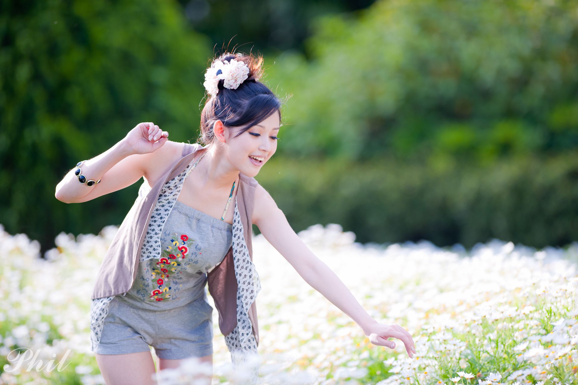 台湾女神Avy杜可薇《吊带短裤系列》小清新唯美外拍-图6