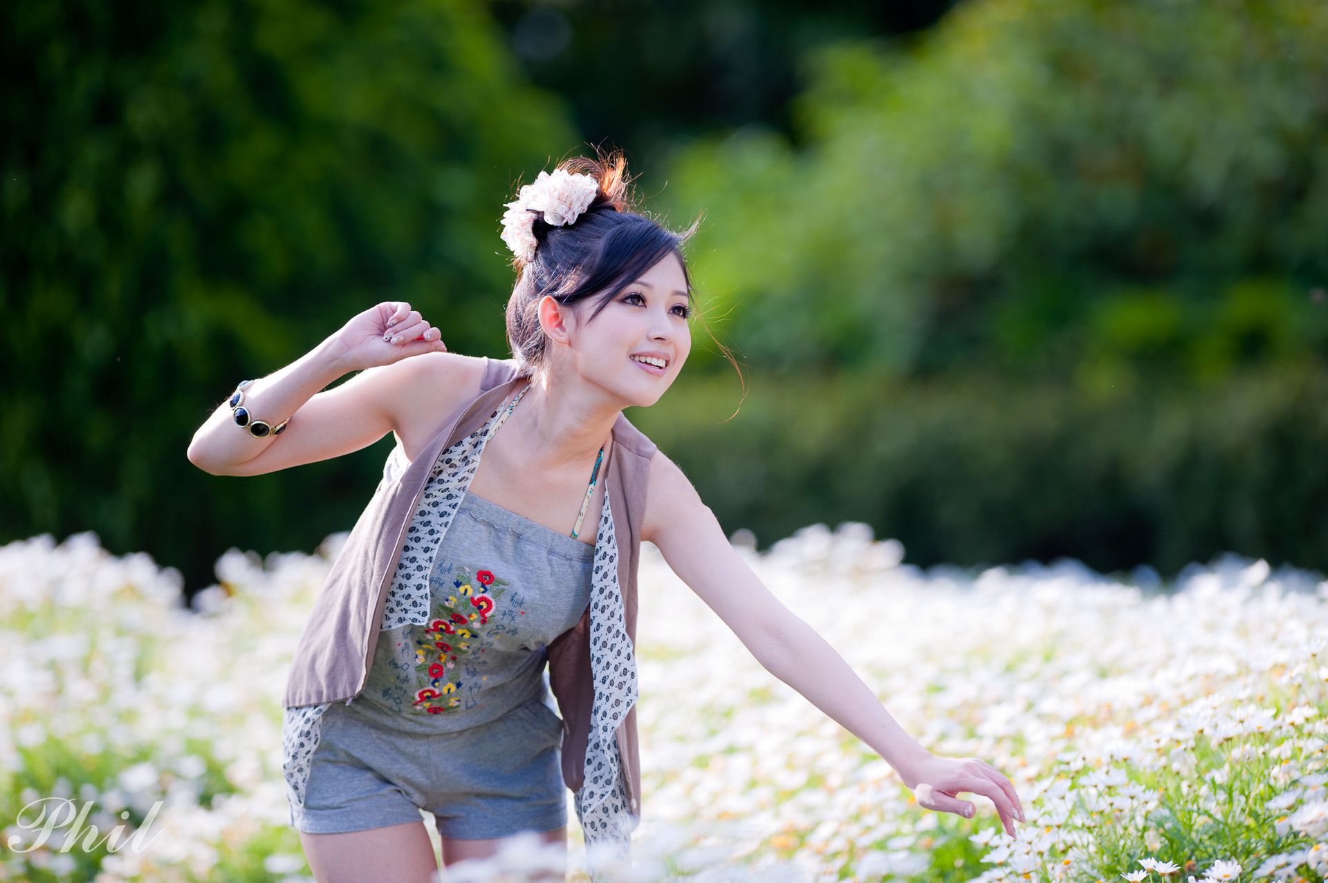 台湾女神Avy杜可薇《吊带短裤系列》小清新唯美外拍-图8