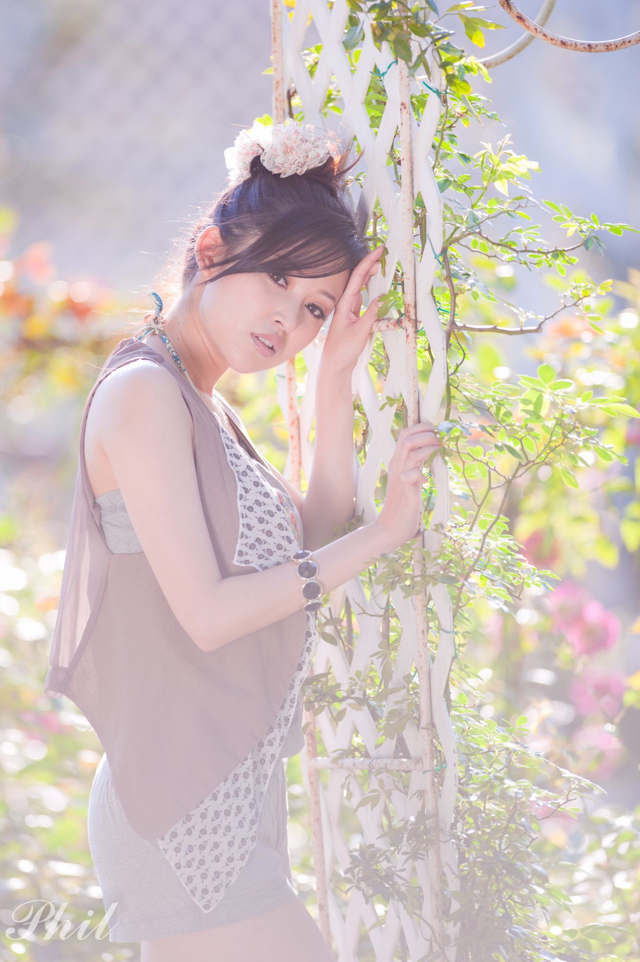 台湾女神Avy杜可薇《吊带短裤系列》小清新唯美外拍-图95