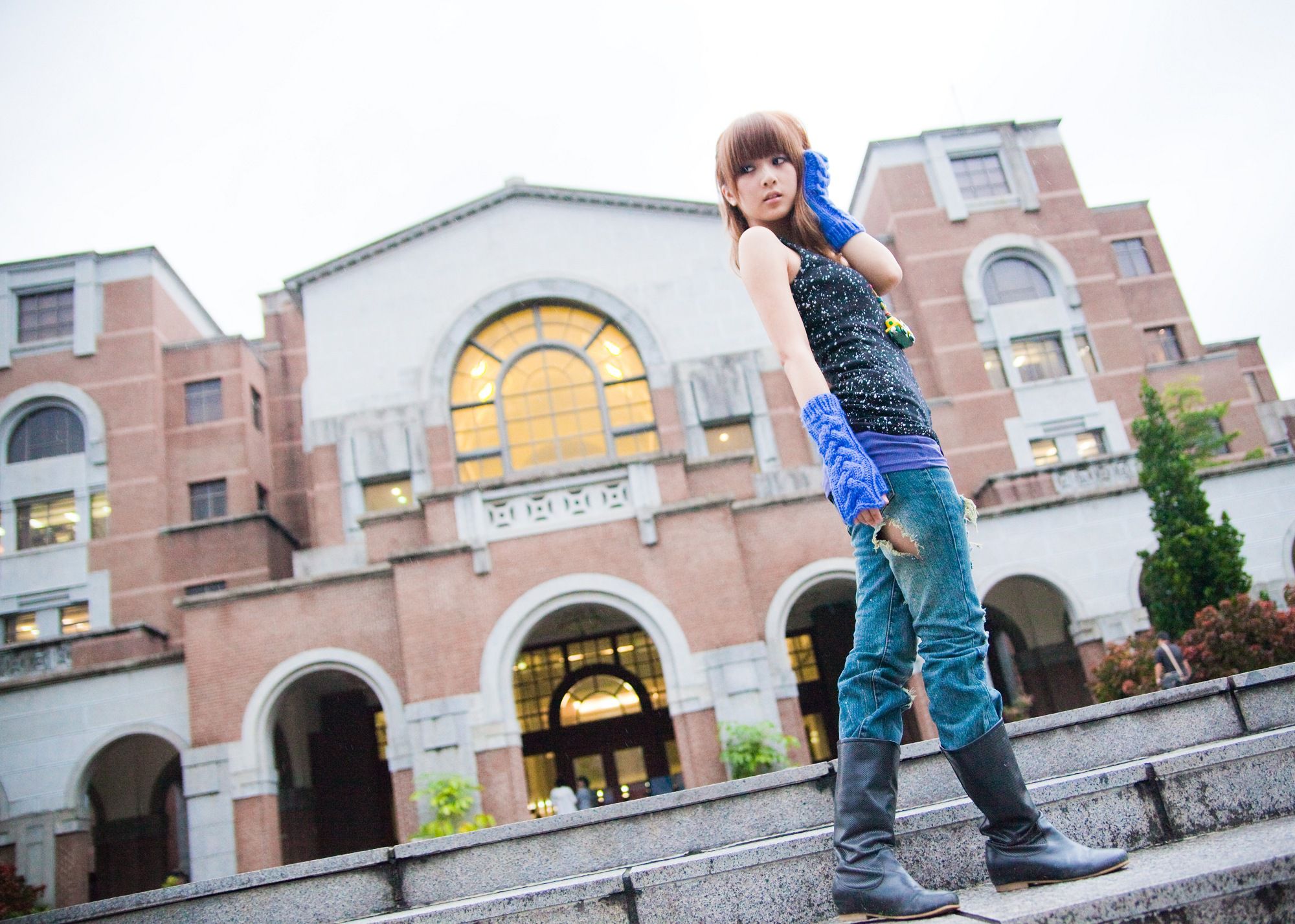 果子Mikako、Minako《台大外拍》第1部-图54