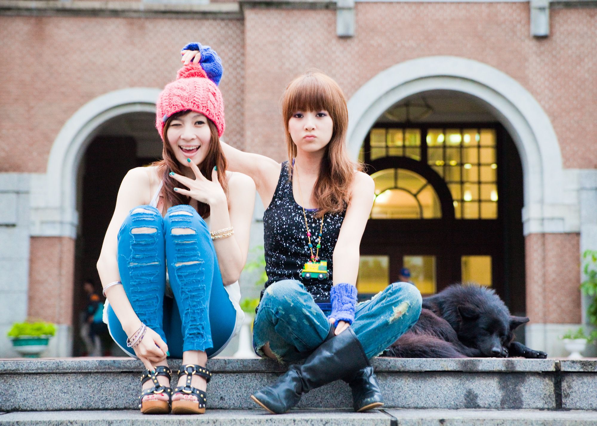 果子Mikako、Minako《台大外拍》第1部-图62