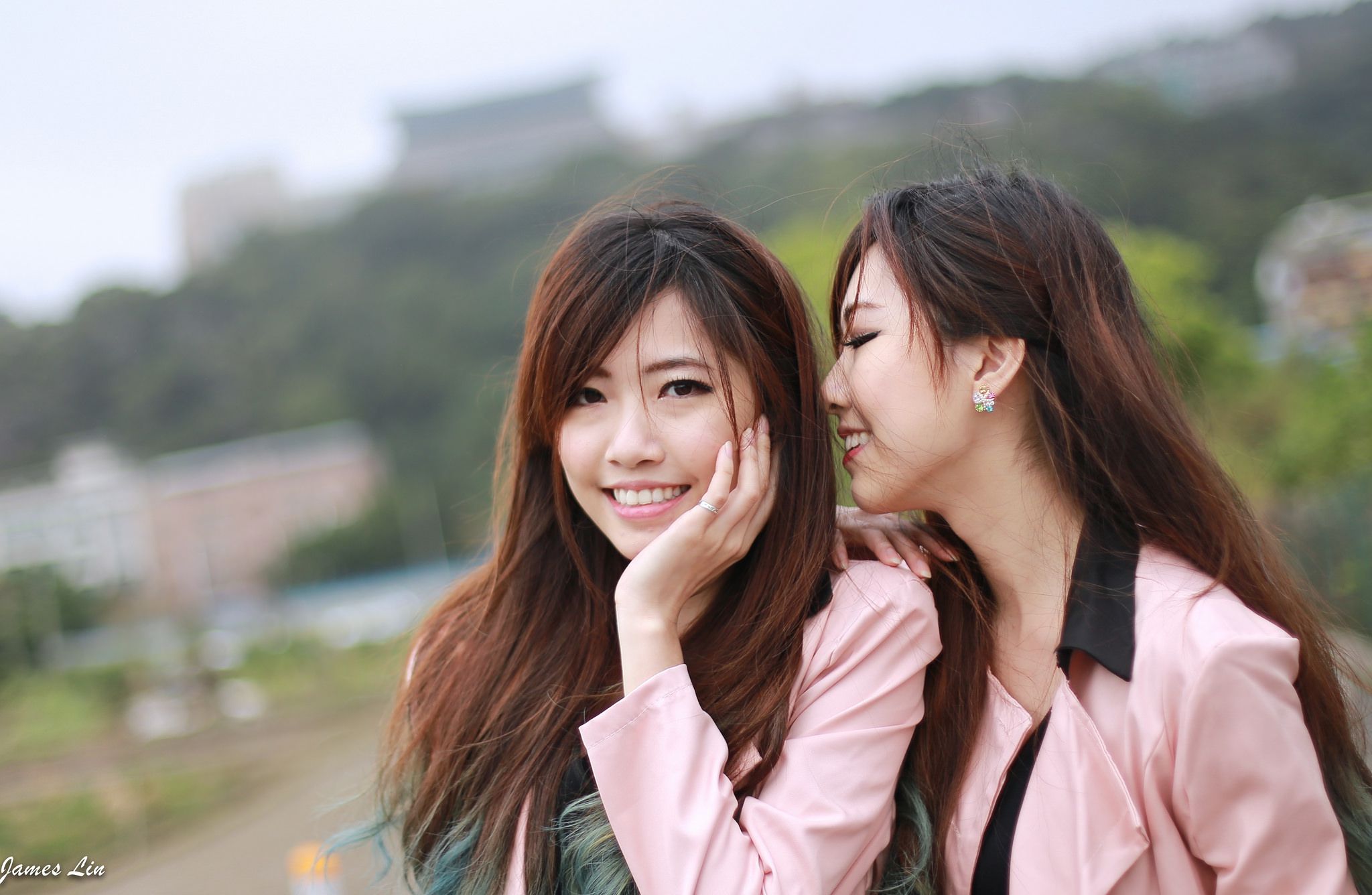 极品清纯甜美台湾双胞胎姐妹花清新外拍-图28