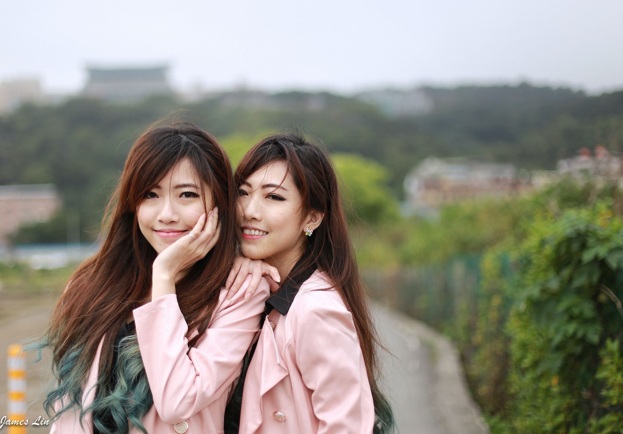 极品清纯甜美台湾双胞胎姐妹花清新外拍-图33