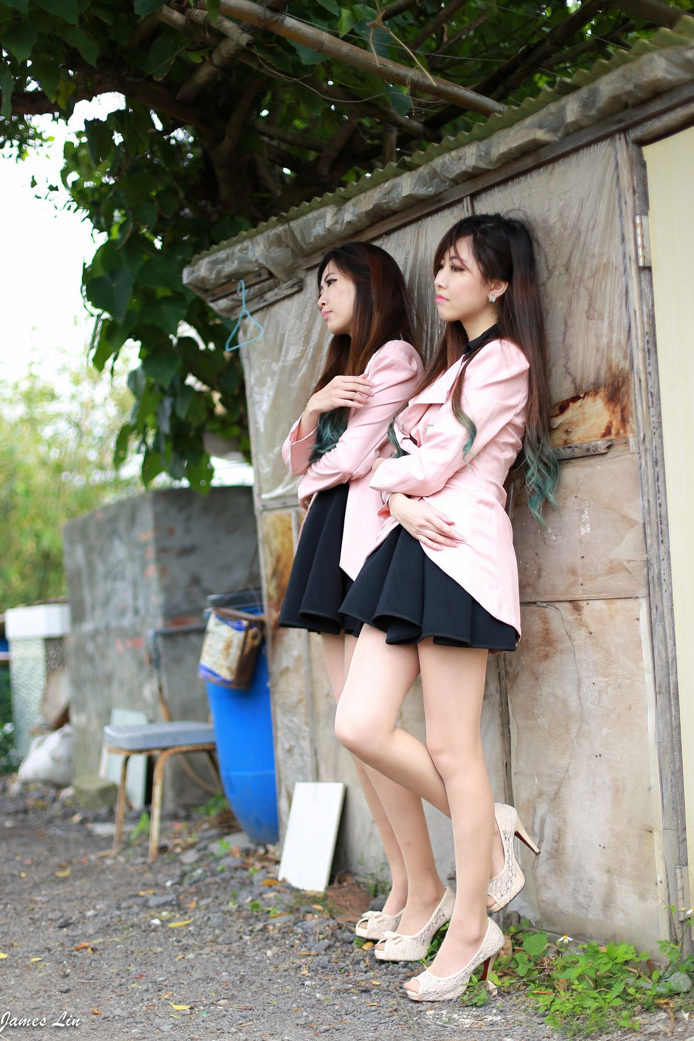 极品清纯甜美台湾双胞胎姐妹花清新外拍-图52