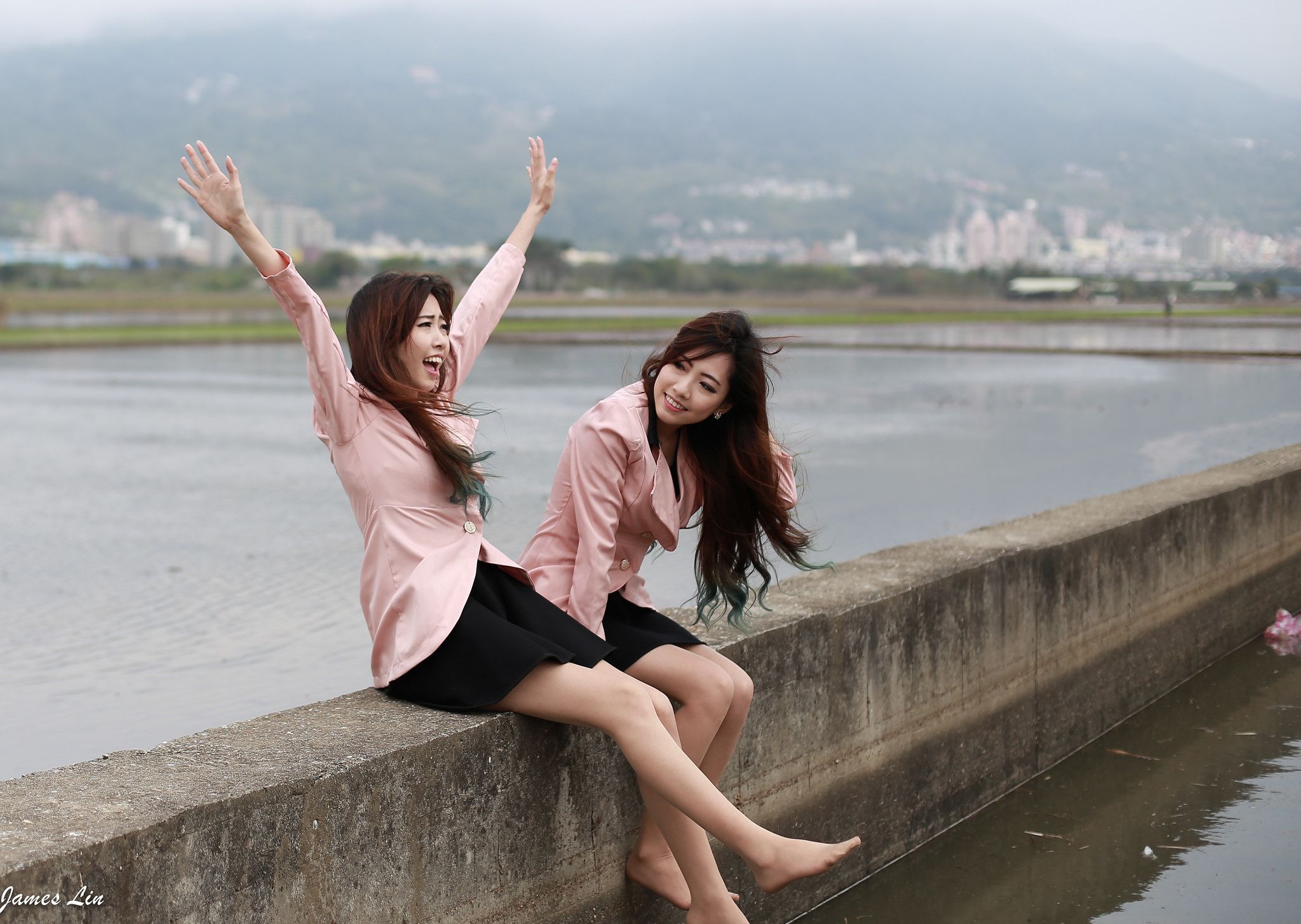 极品清纯甜美台湾双胞胎姐妹花清新外拍-图54