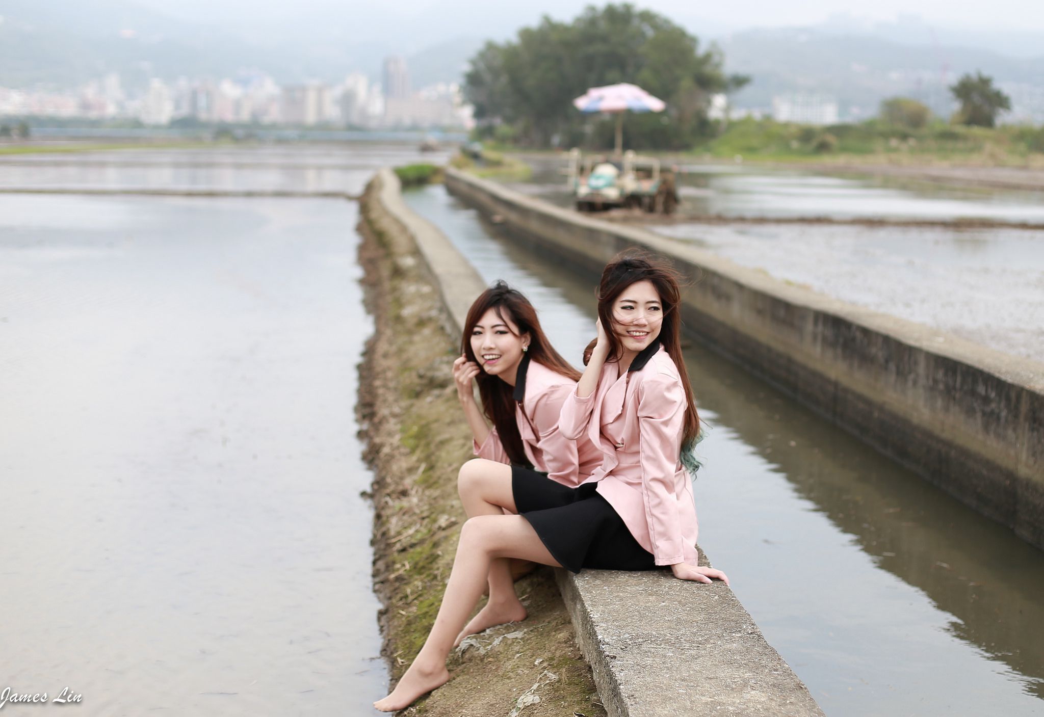 极品清纯甜美台湾双胞胎姐妹花清新外拍-图62