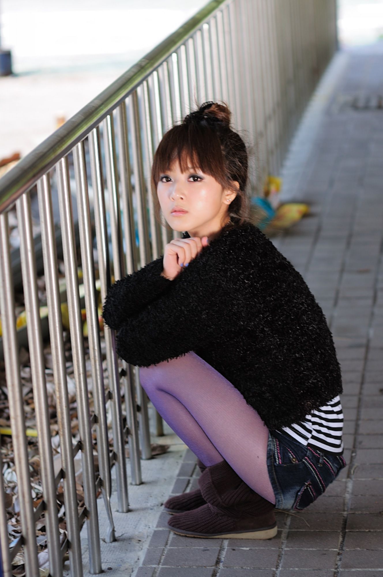 台湾网络红人果子MM《兒童交通博物館街拍》-图11