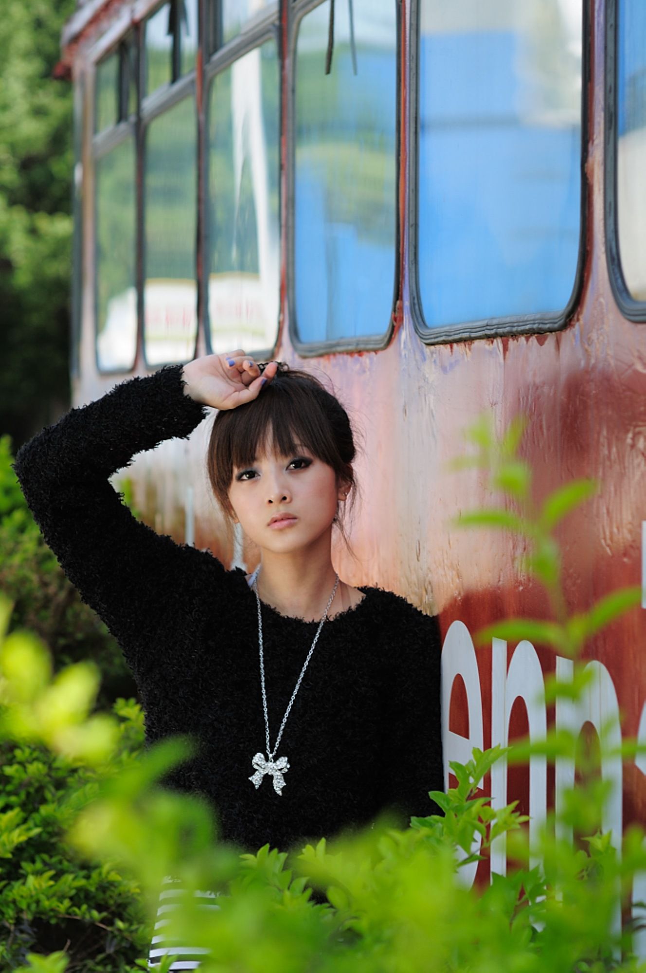 台湾网络红人果子MM《兒童交通博物館街拍》-图4