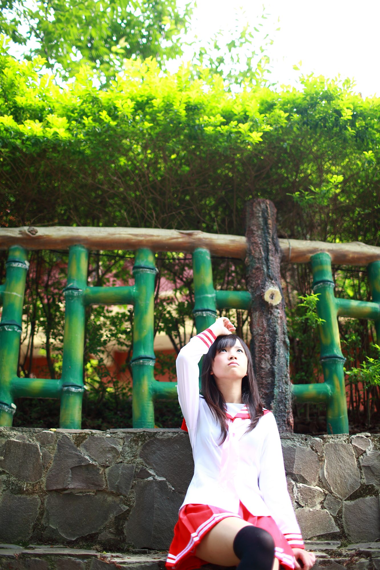 台湾美少女小敬/虞成敬《4套小清新外拍图片》写真合集-图15