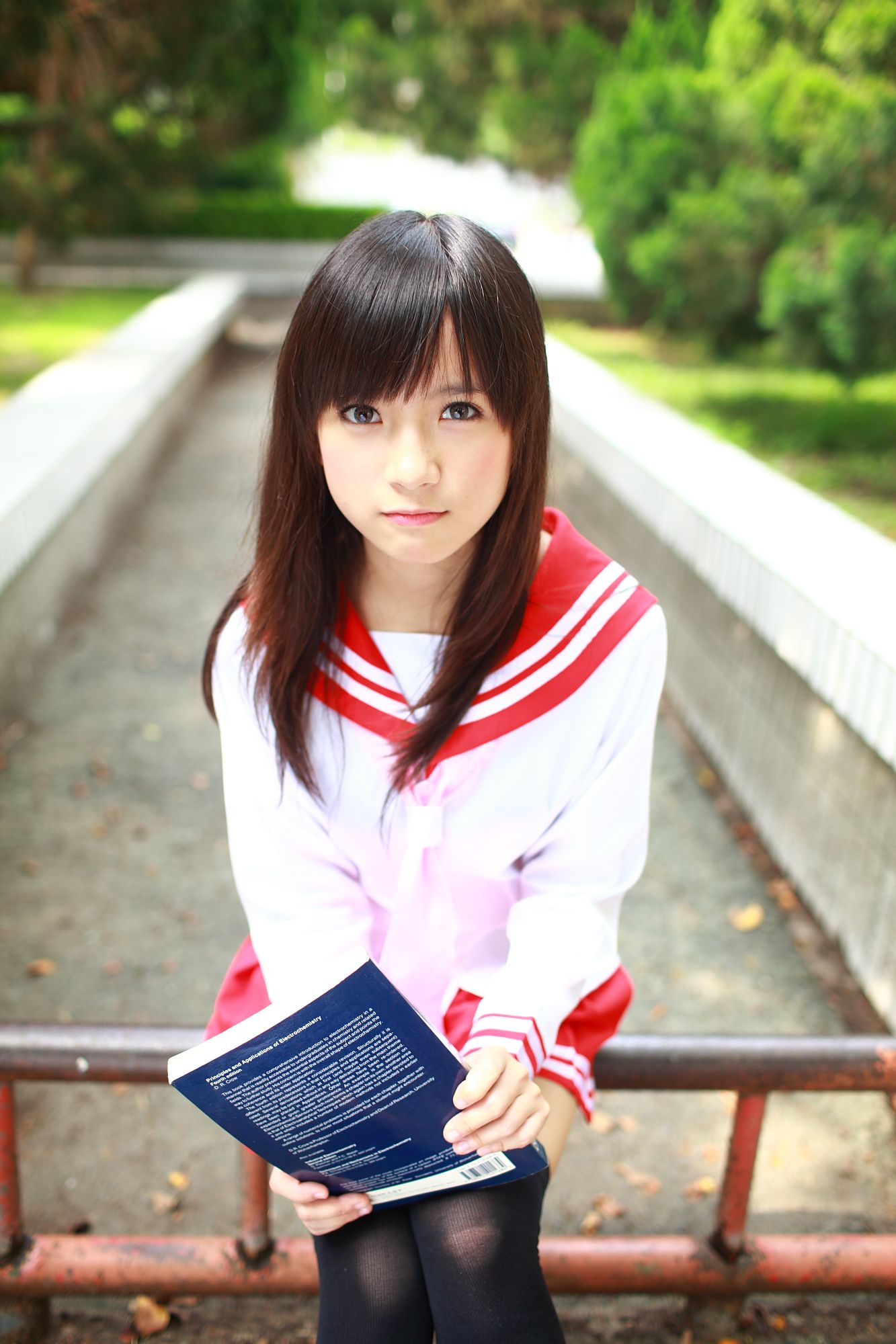 台湾美少女小敬/虞成敬《4套小清新外拍图片》写真合集-图20