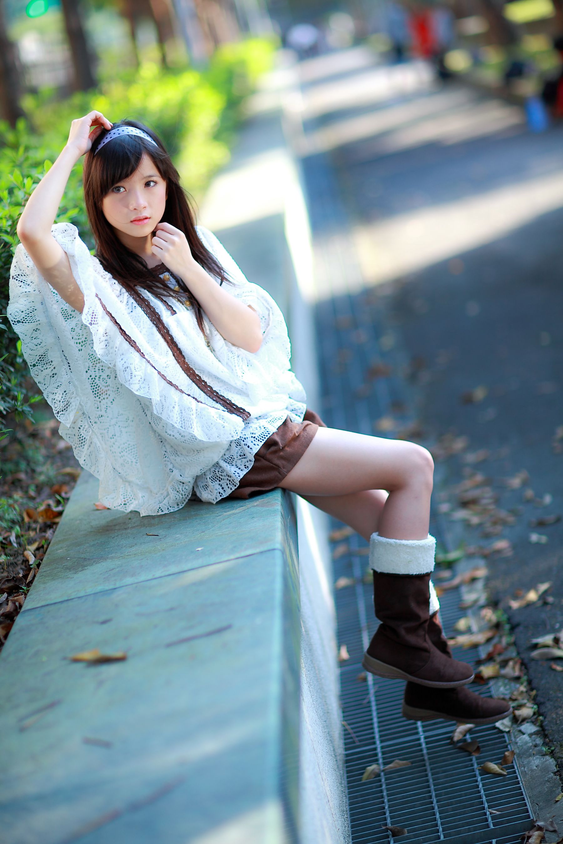 台湾美少女小敬/虞成敬《4套小清新外拍图片》写真合集-图24