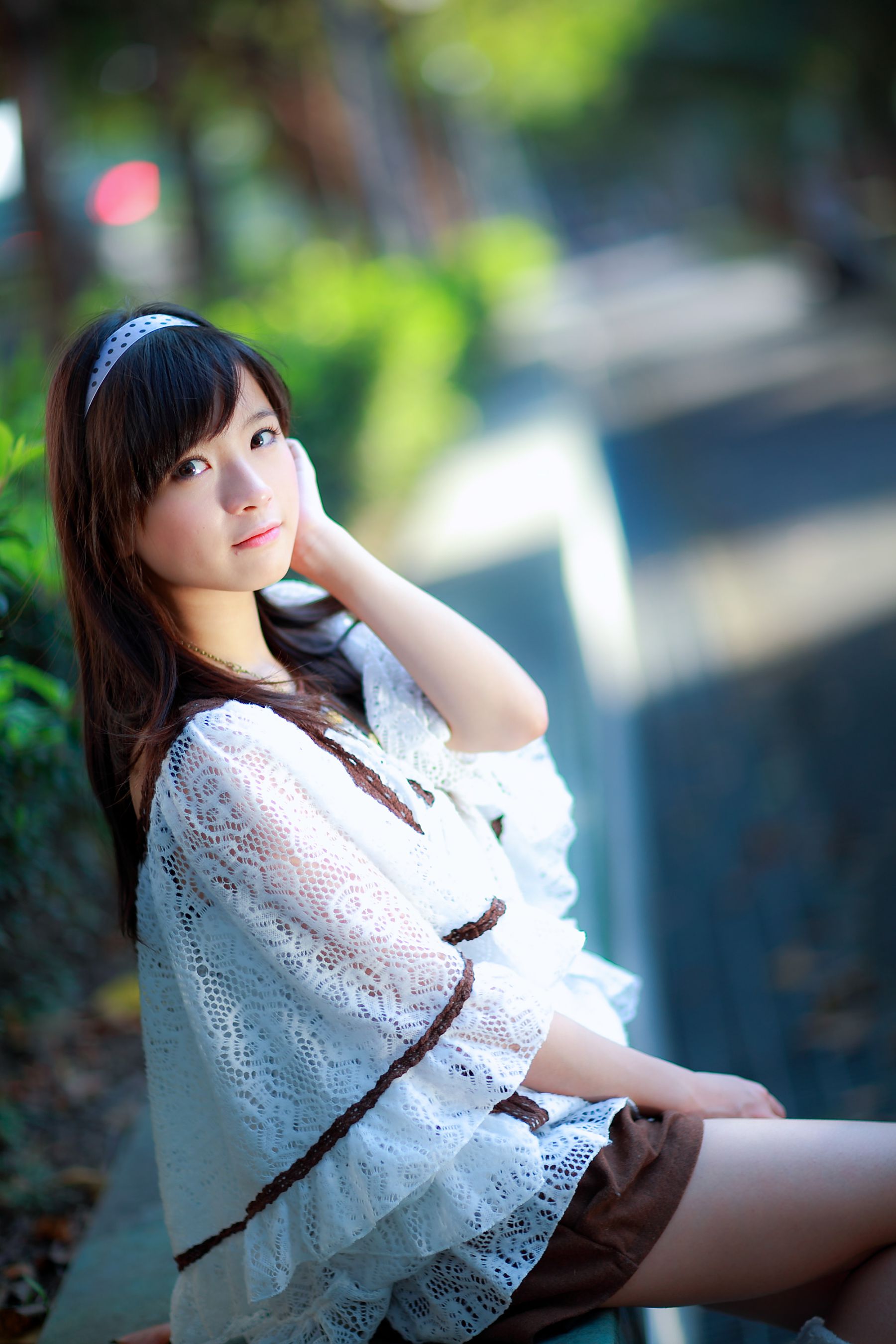 台湾美少女小敬/虞成敬《4套小清新外拍图片》写真合集-图25