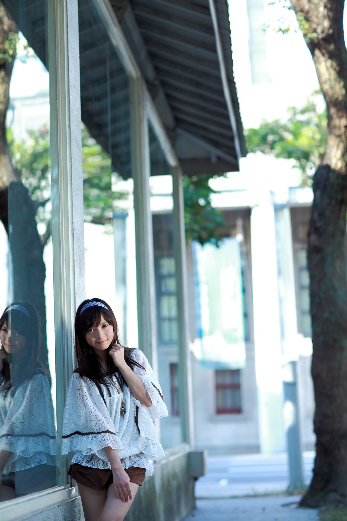 台湾美少女小敬/虞成敬《4套小清新外拍图片》写真合集-图35