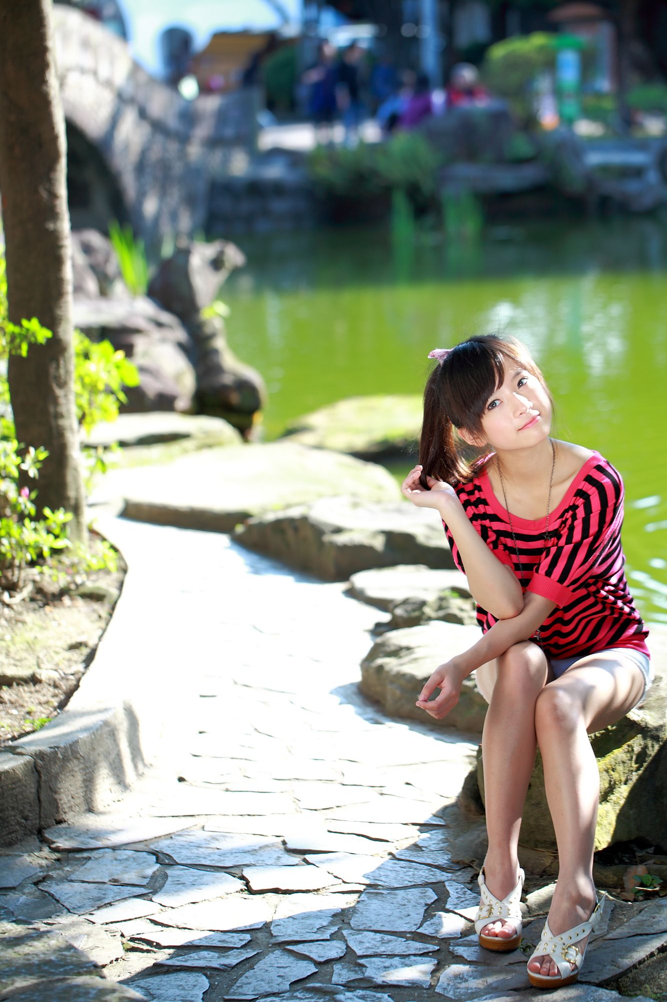 台湾美少女小敬/虞成敬《4套小清新外拍图片》写真合集-图38