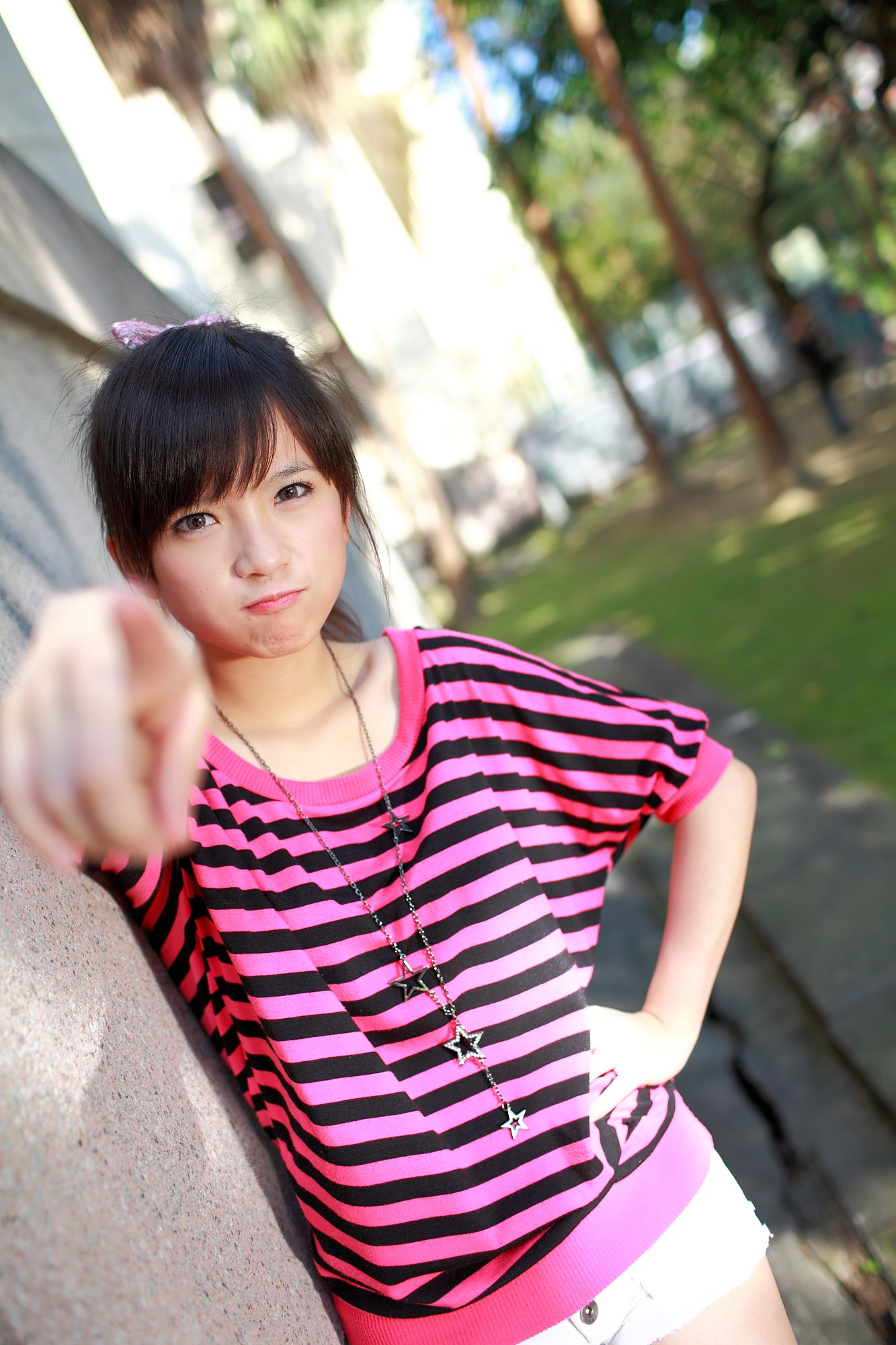 台湾美少女小敬/虞成敬《4套小清新外拍图片》写真合集-图41