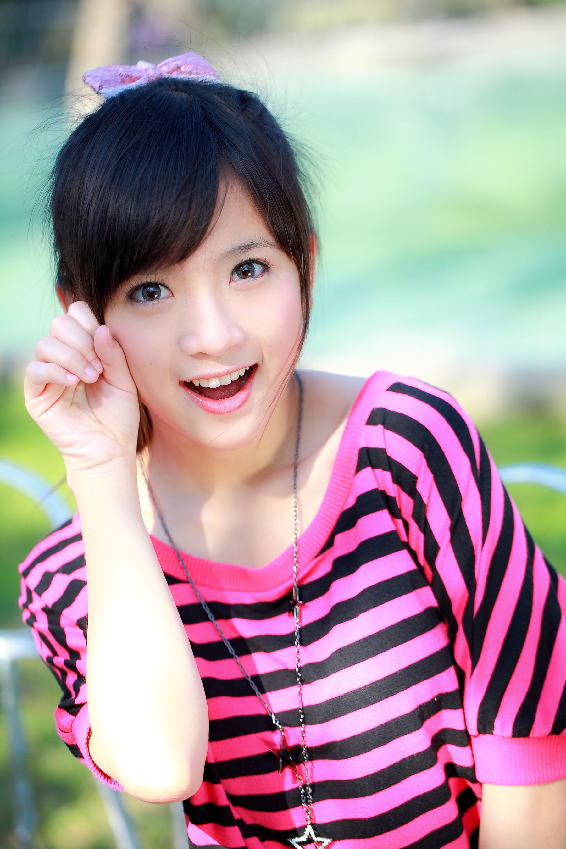 台湾美少女小敬/虞成敬《4套小清新外拍图片》写真合集-图42