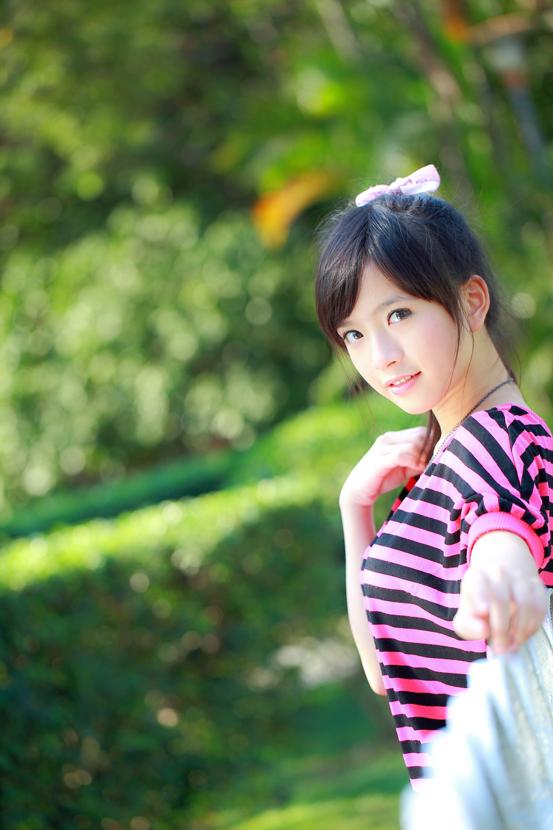 台湾美少女小敬/虞成敬《4套小清新外拍图片》写真合集-图43